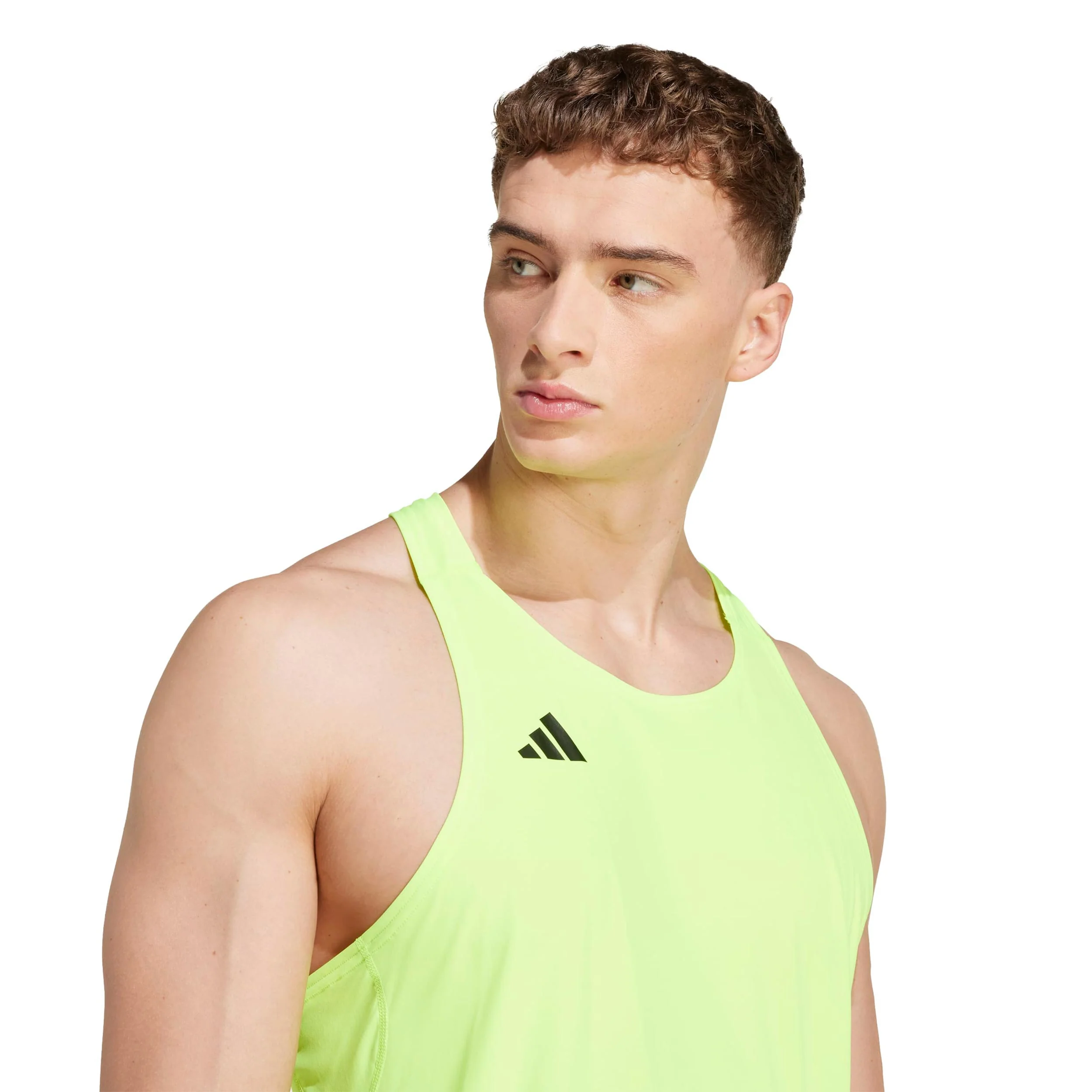 adizero Essential Laufshirt Herren-neongelb - Image 6