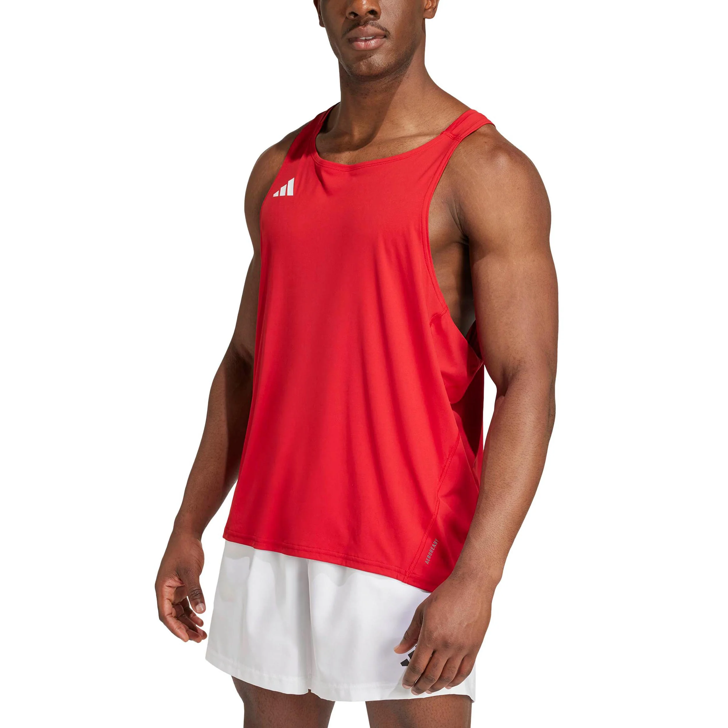 adizero Essential Laufshirt Herren-rot - Image 4