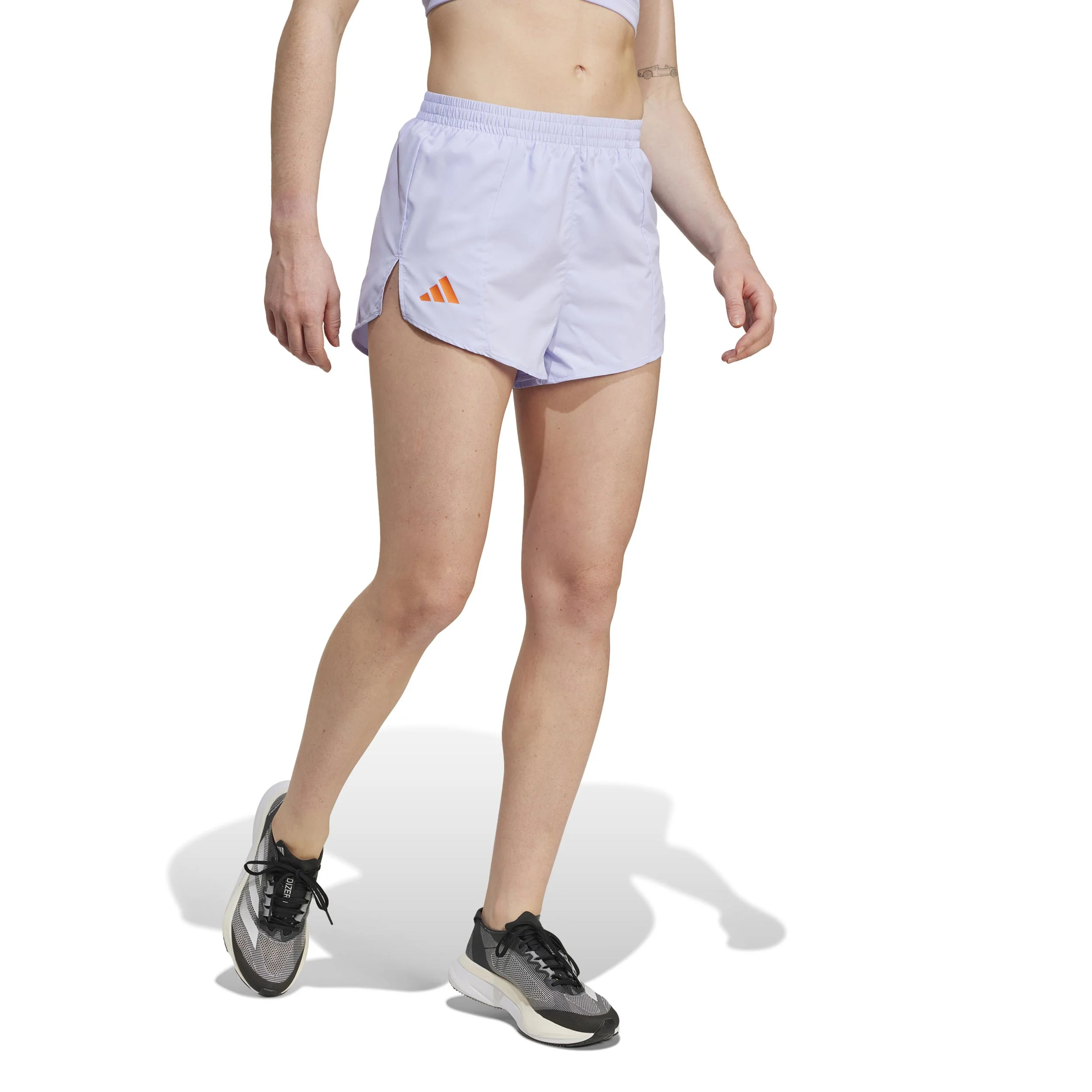 Adizero Essential Laufshorts Damen-Flieder - Image 3