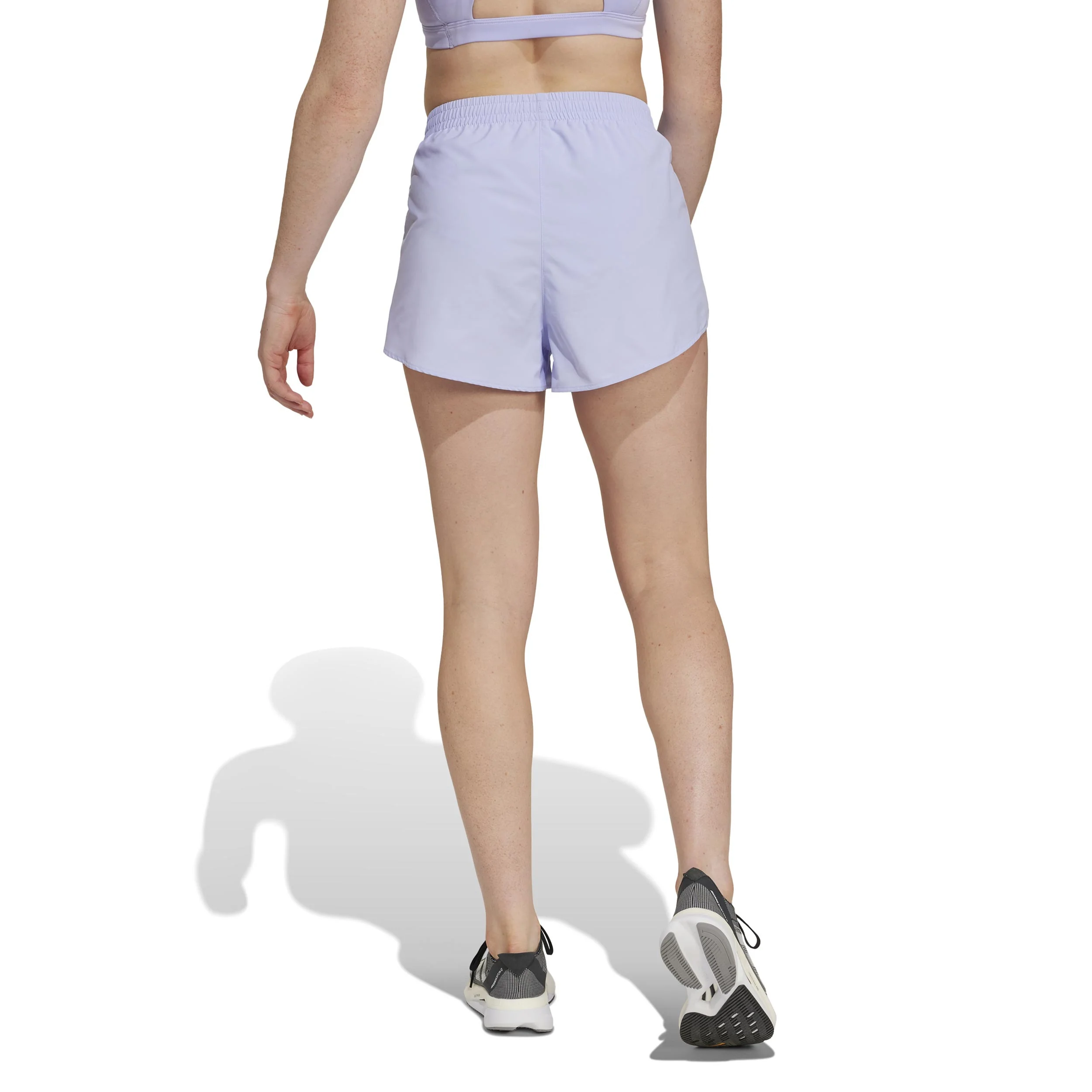 Adizero Essential Laufshorts Damen-Flieder - Image 4