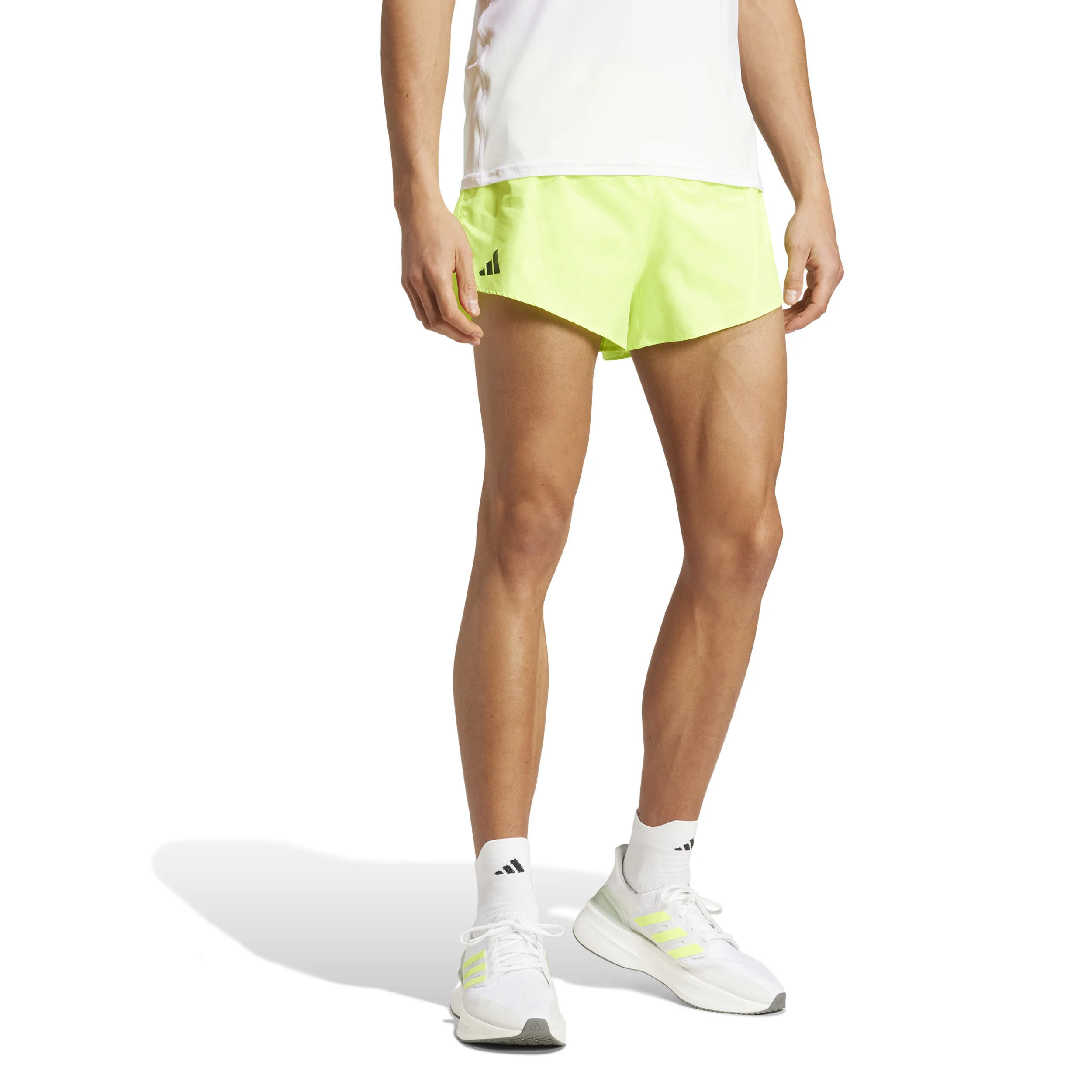 Adizero Essential Laufshorts Herren-Limette - Image 2