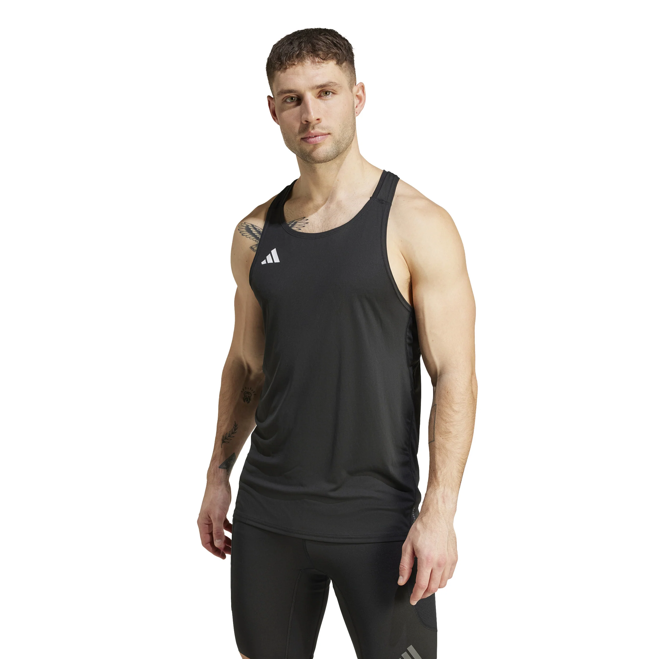 Adizero Essential Tank-Top Herren-Schwarz - Image 2