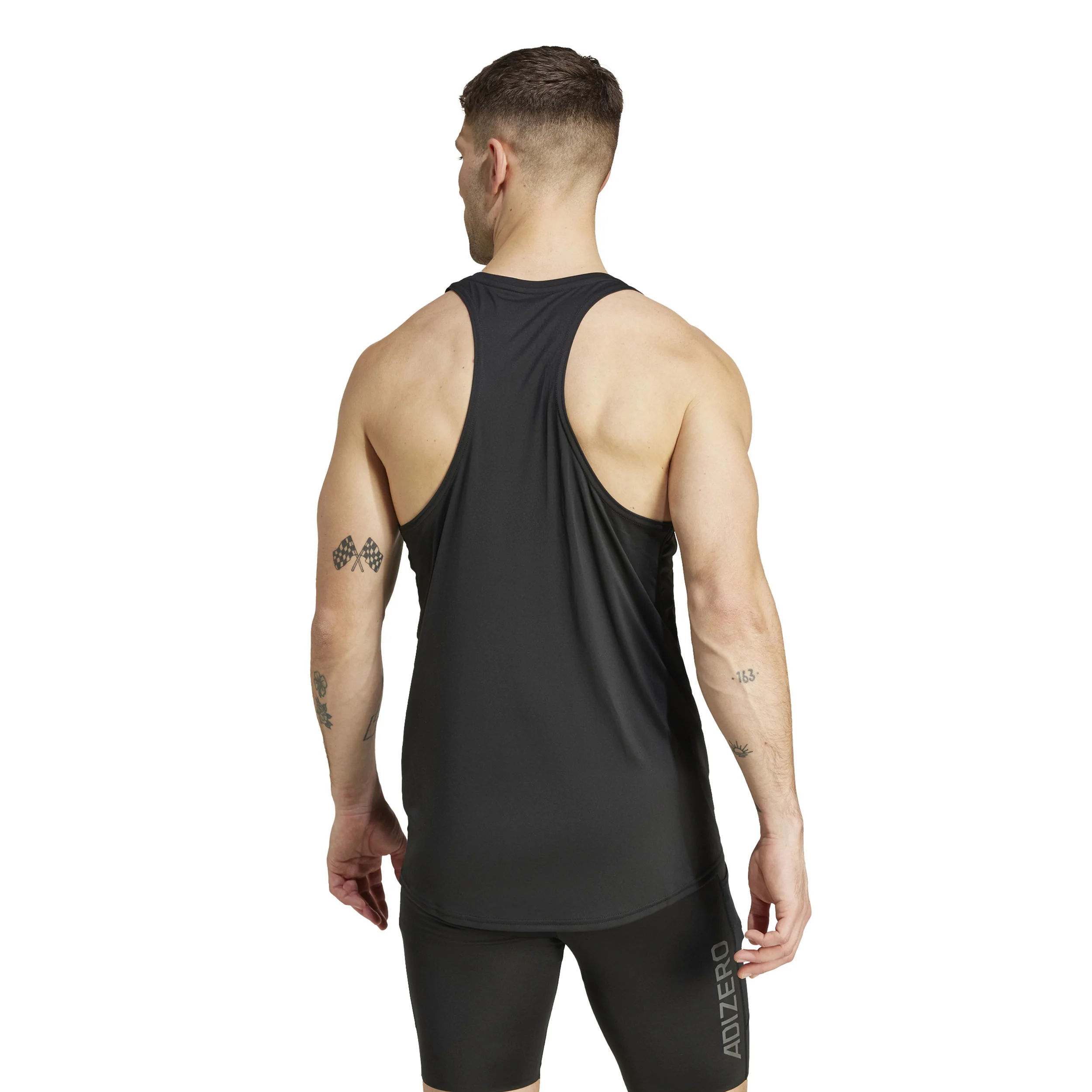 Adizero Essential Tank-Top Herren-Schwarz - Image 3