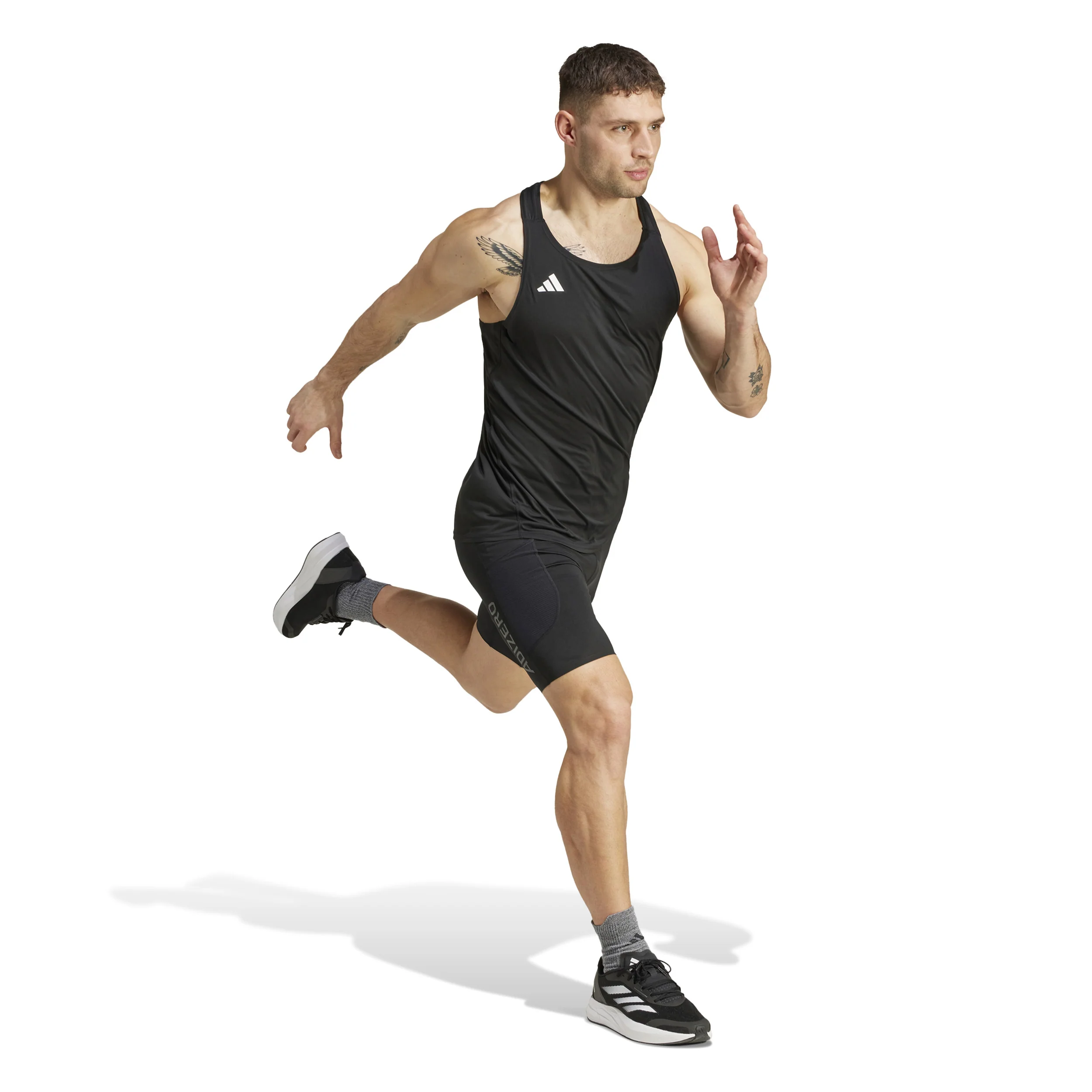 Adizero Essential Tank-Top Herren-Schwarz - Image 5