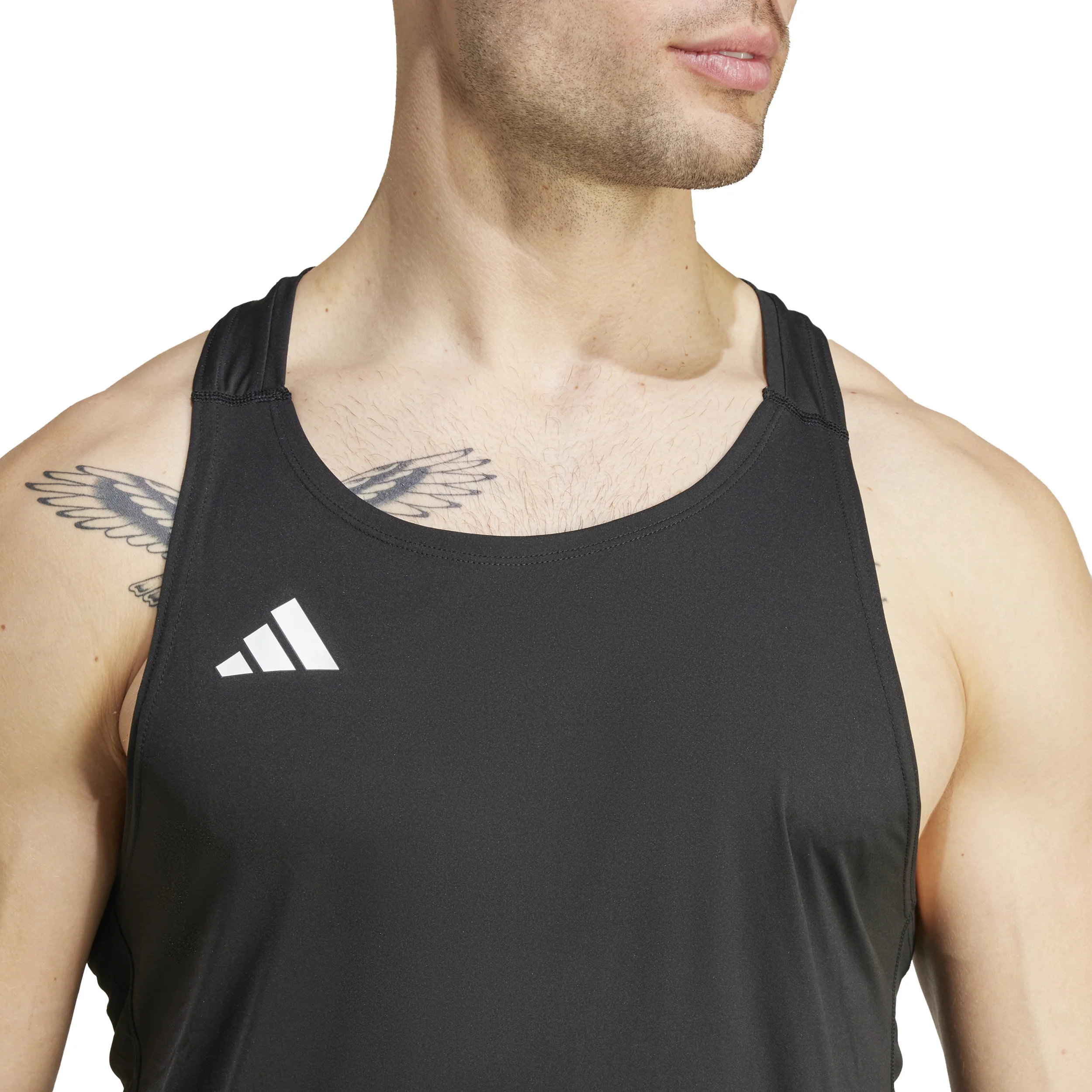 Adizero Essential Tank-Top Herren-Schwarz - Image 6