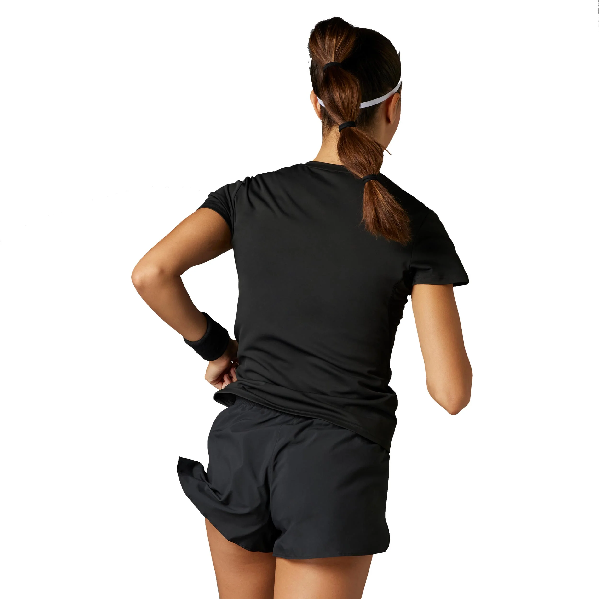 Adizero Essentials Laufshirt Damen-Schwarz - Image 4