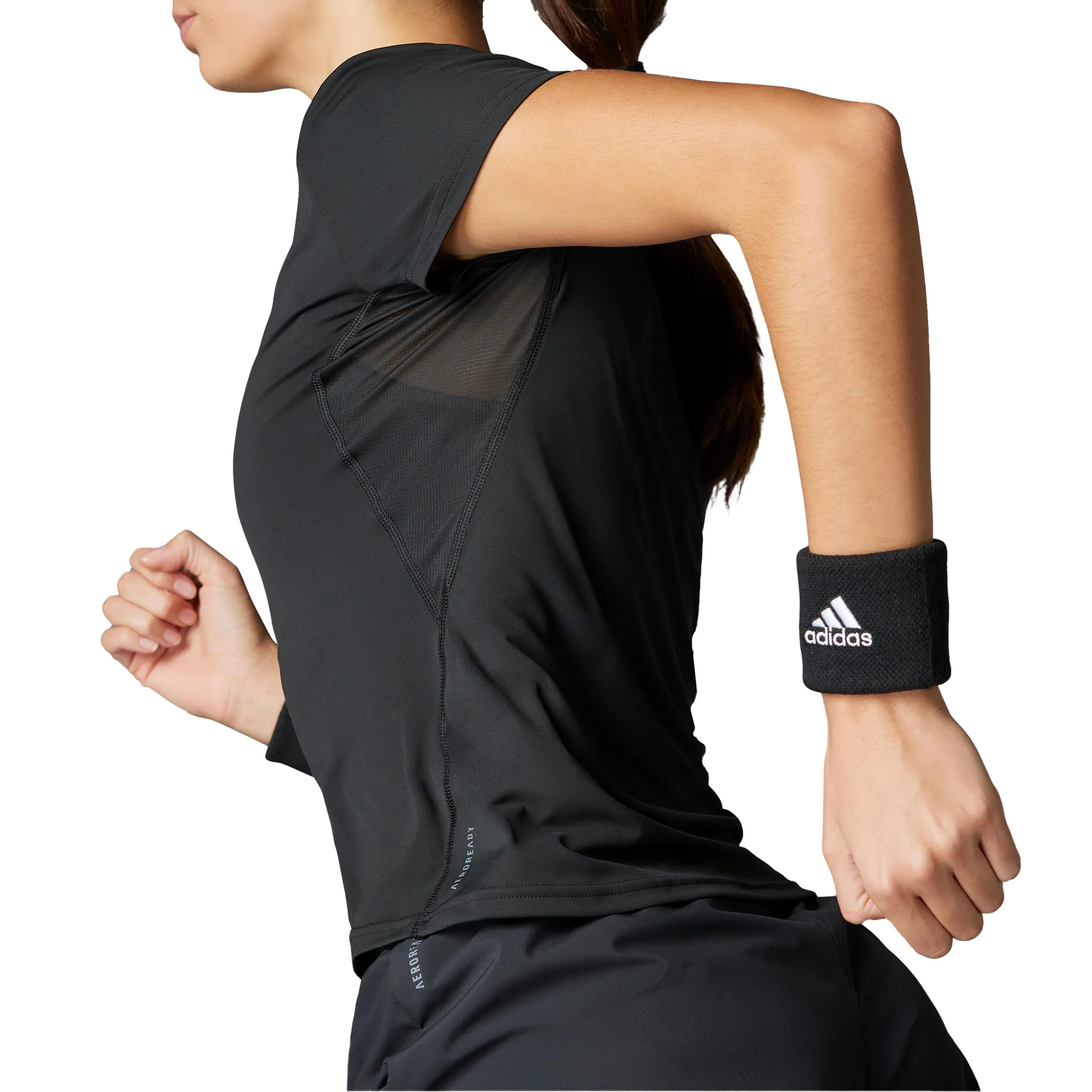 Adizero Essentials Laufshirt Damen-Schwarz - Image 7