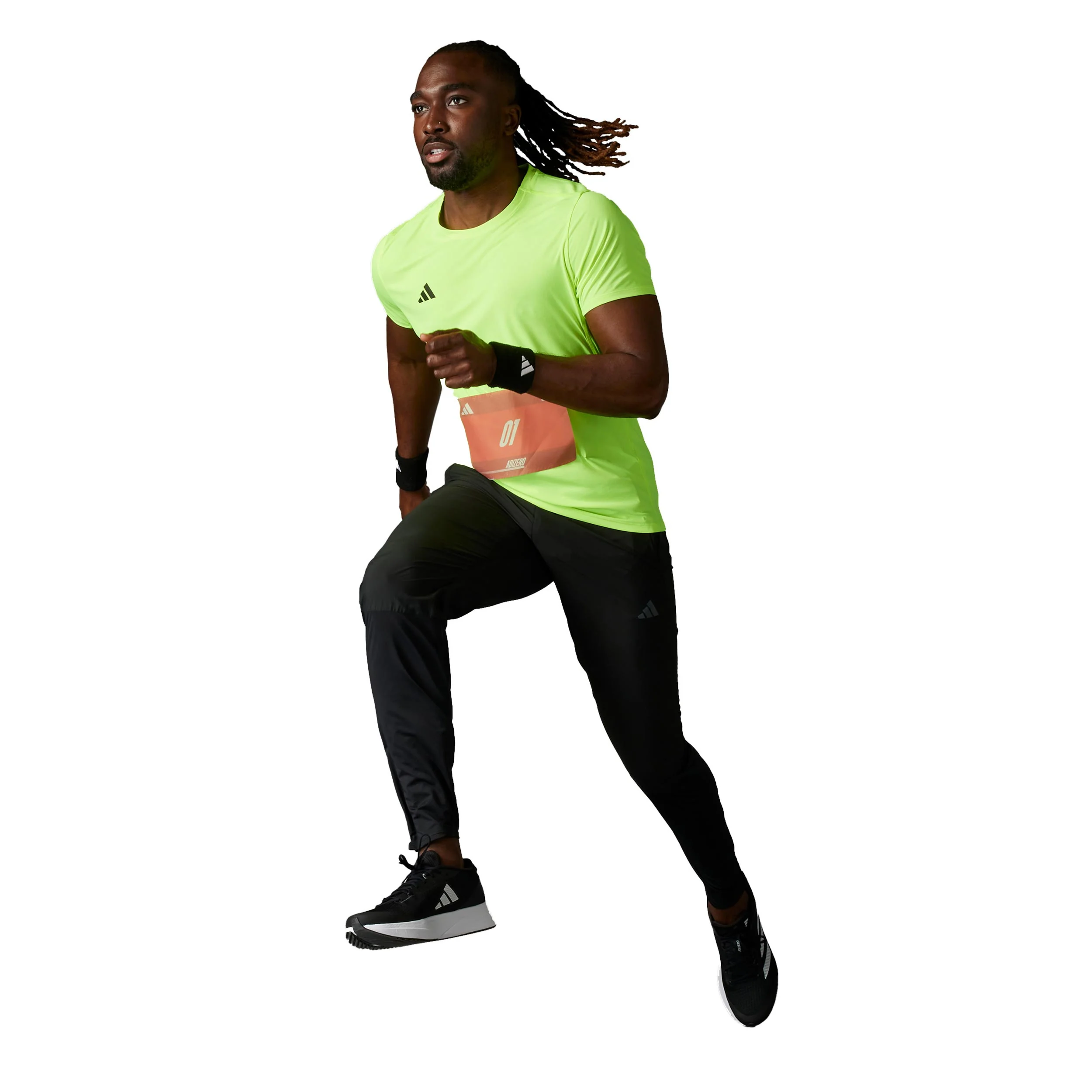 Adizero Essentials Laufshirt Herren-Gelb - Image 4
