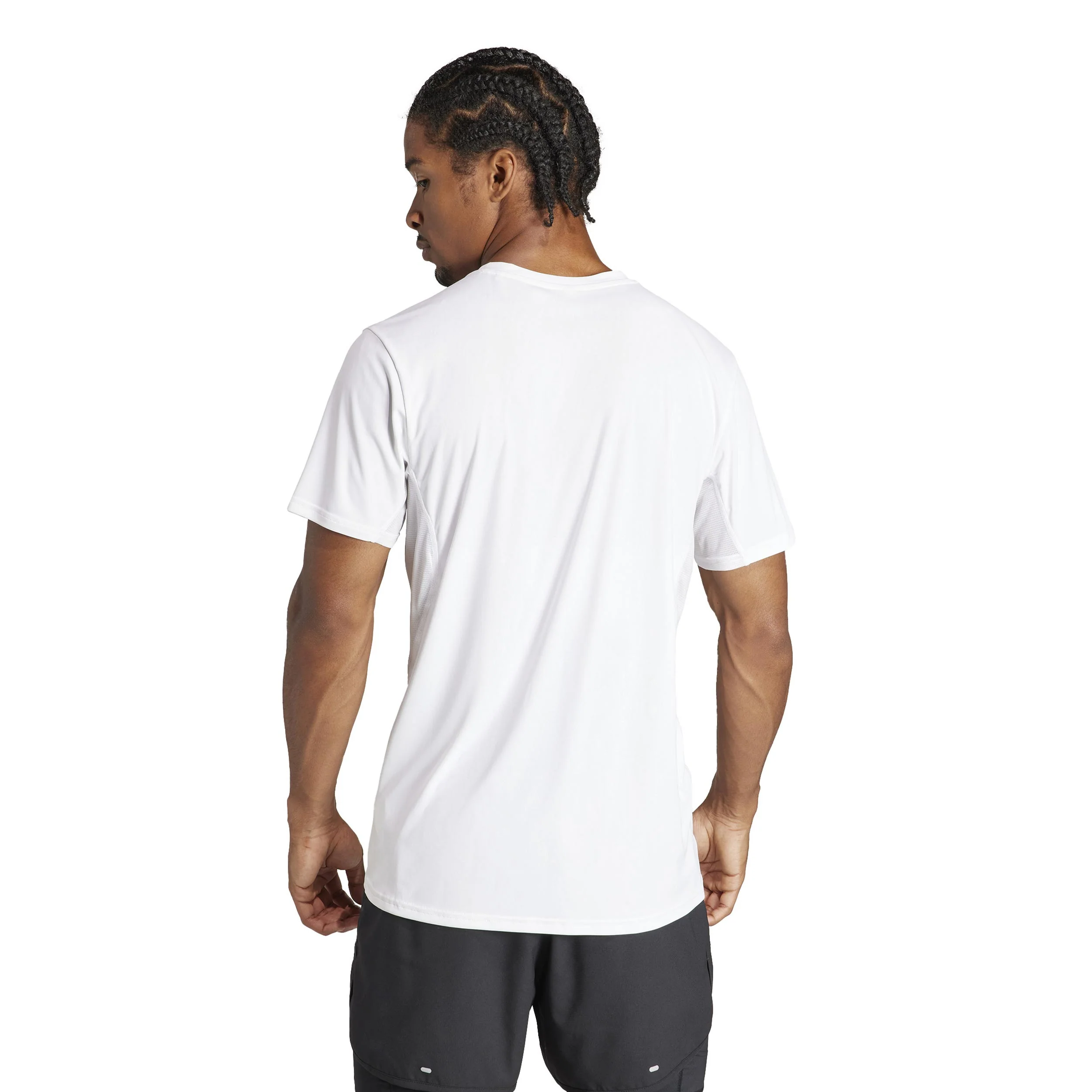 Adizero Essentials Laufshirt Herren-Weiß - Image 3