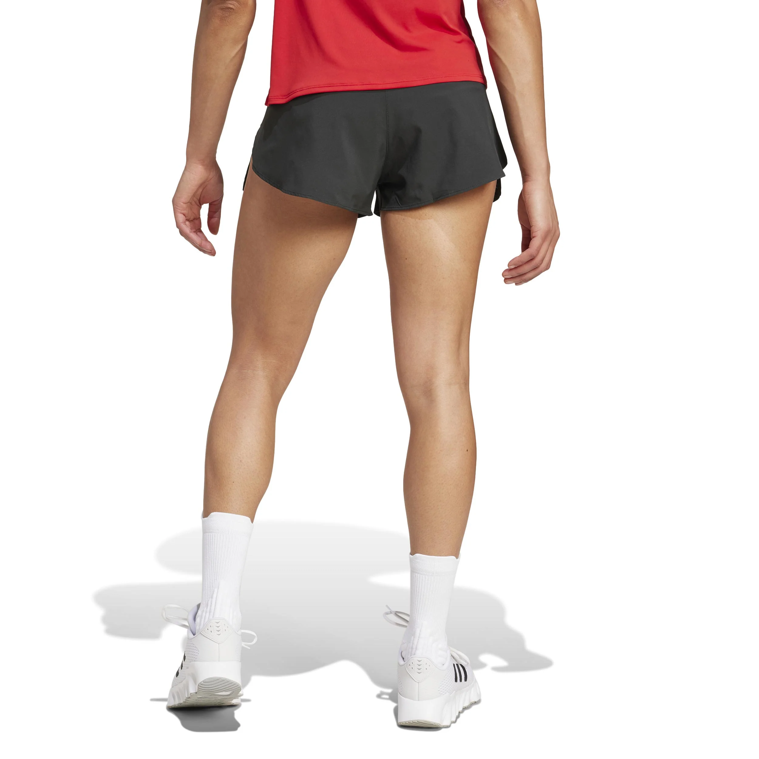 Adizero Essentials Split Laufshorts Damen-Schwarz - Image 4