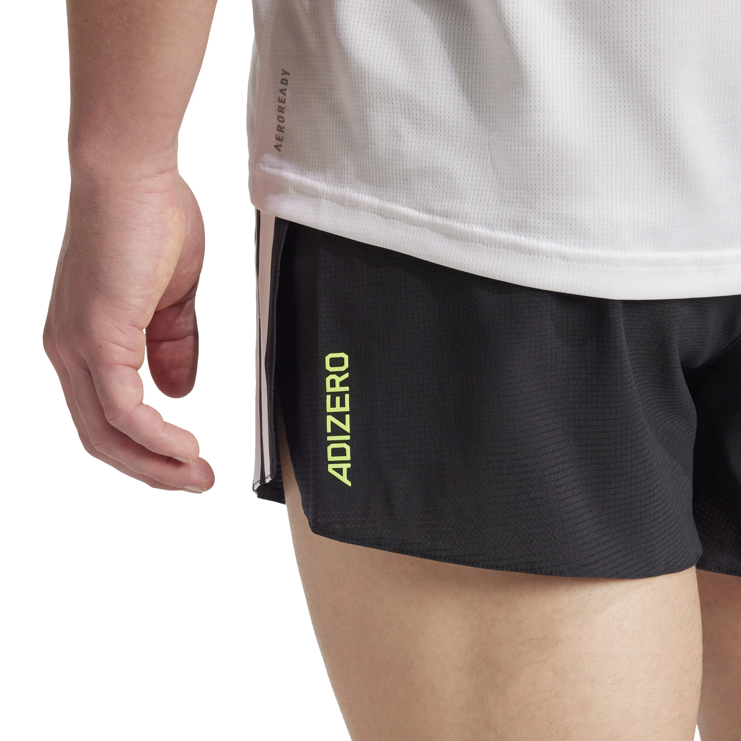 Adizero Gel 3in Laufshorts Herren-Schwarz,Weiß - Image 6