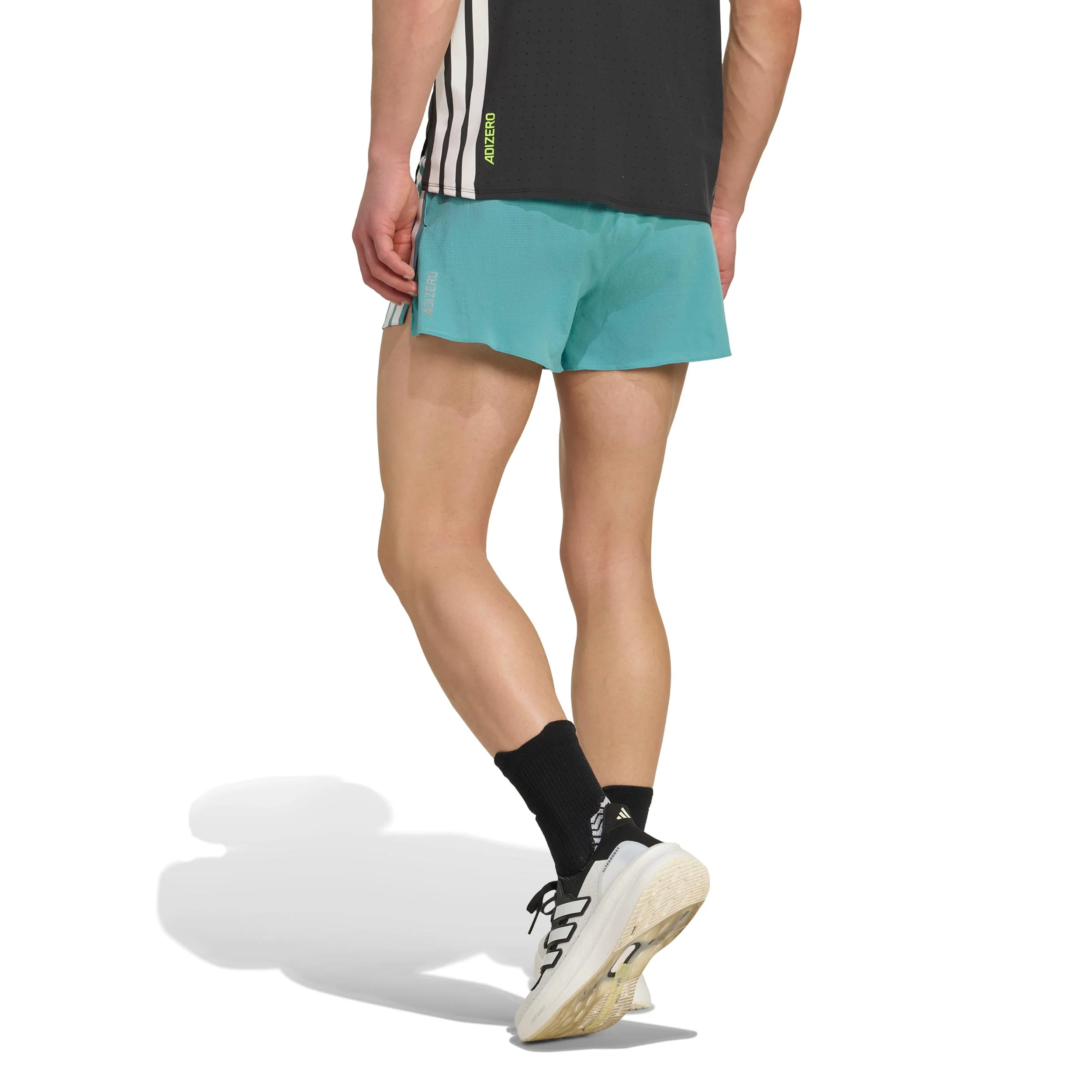 Adizero Gel 3in Laufshorts Herren-Türkis - Image 3