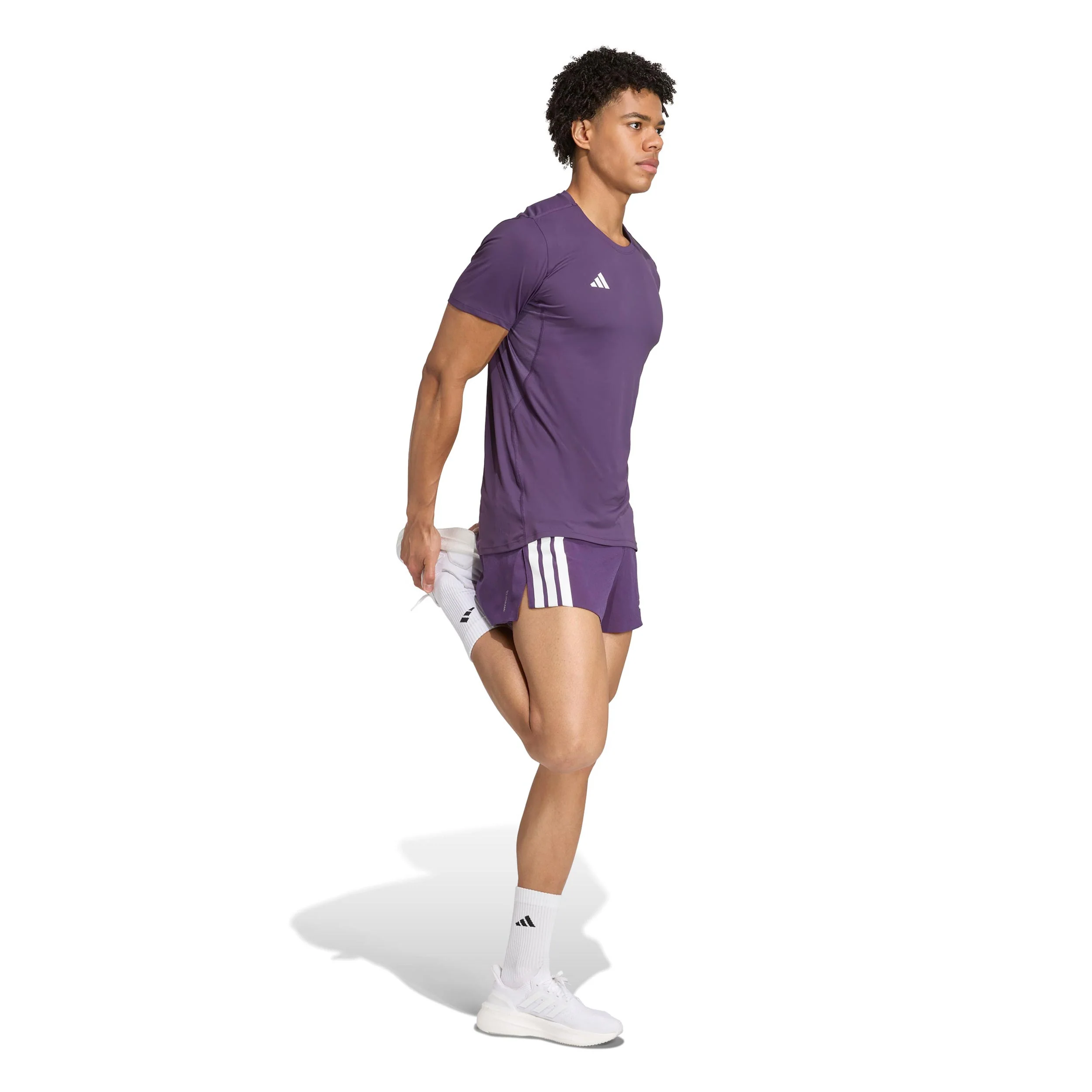 adizero Gel 5in  Laufshorts Herren-lila - Image 4