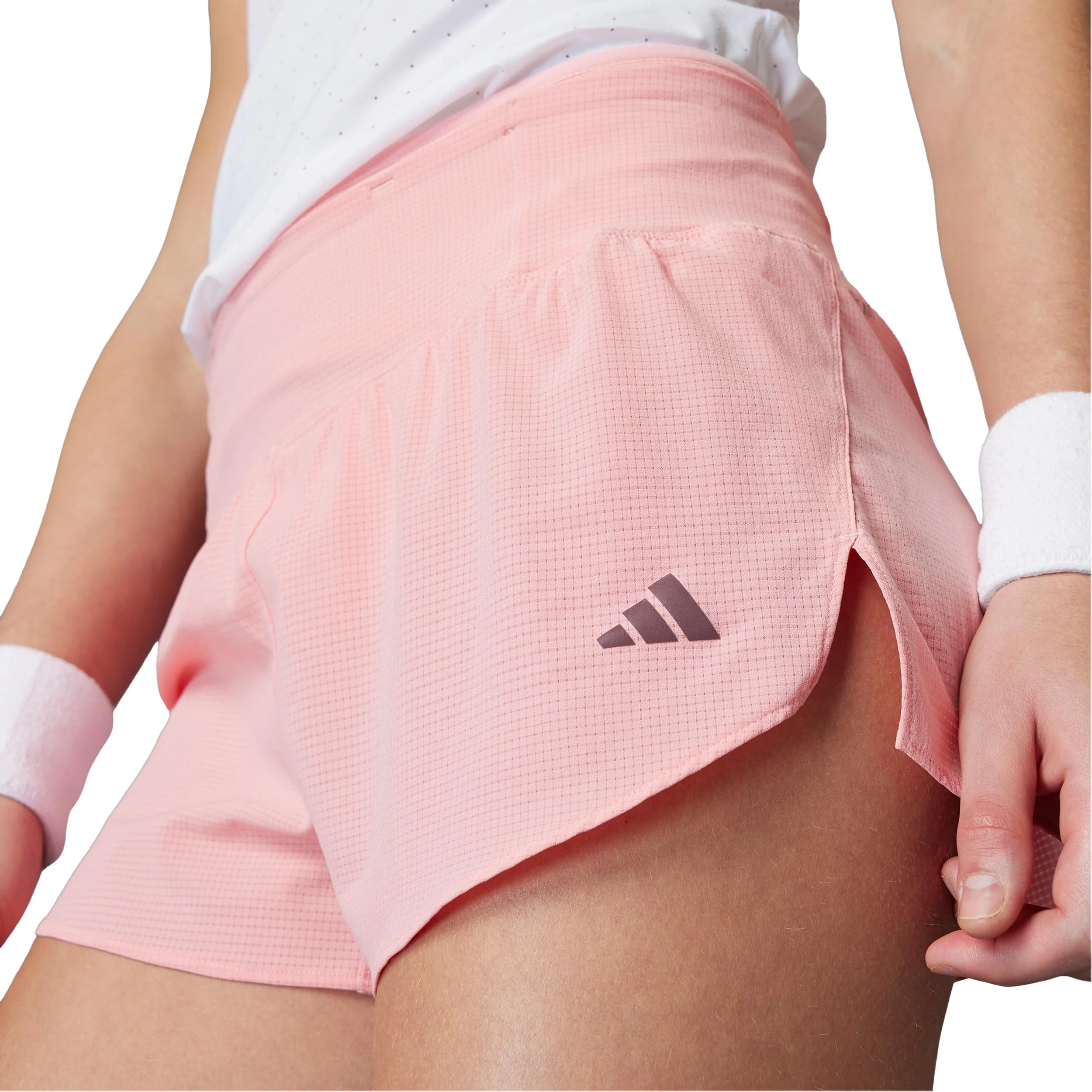 Adizero Gel Laufshorts Damen-Pink - Image 5