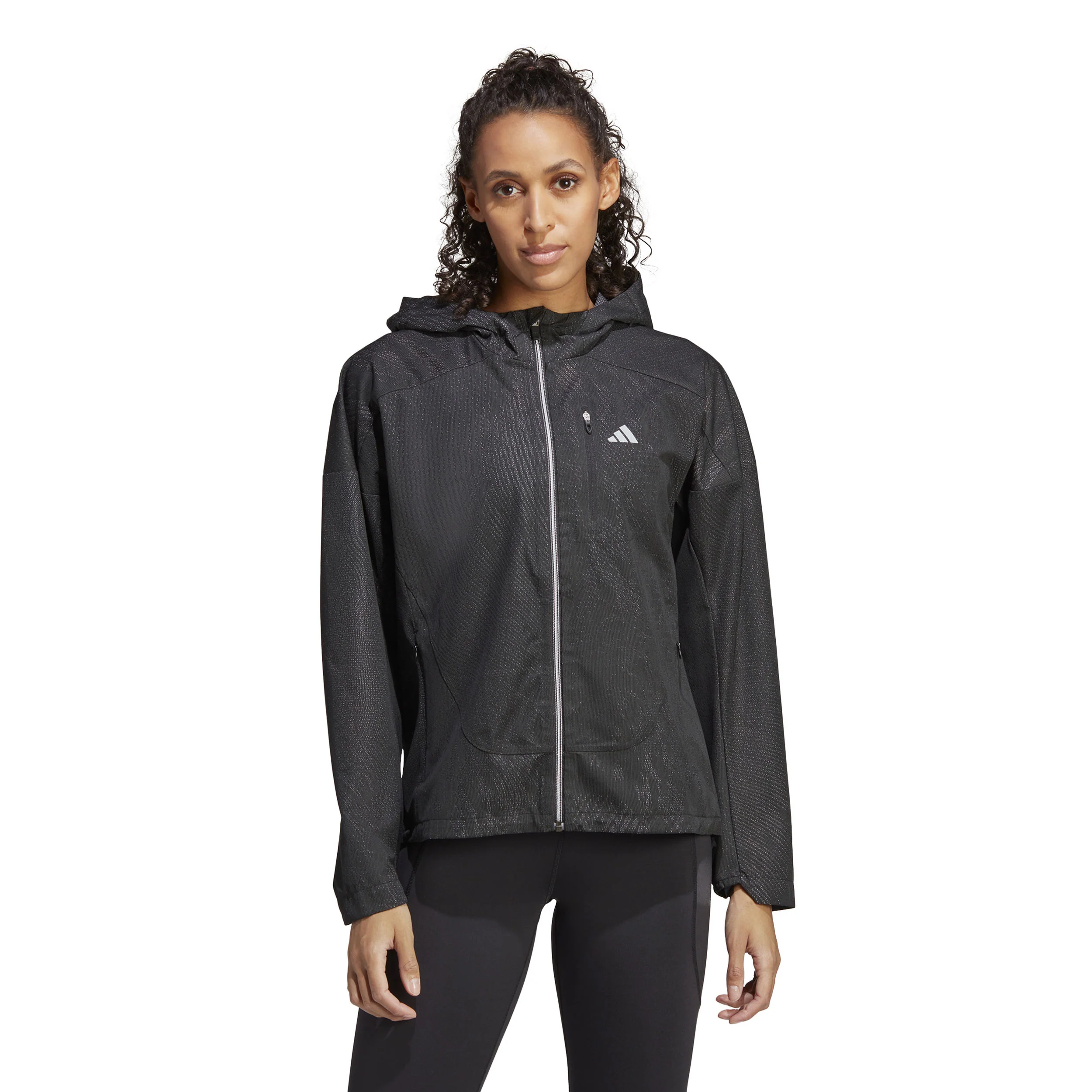 Adizero Laufjacke Damen-Schwarz - Image 3