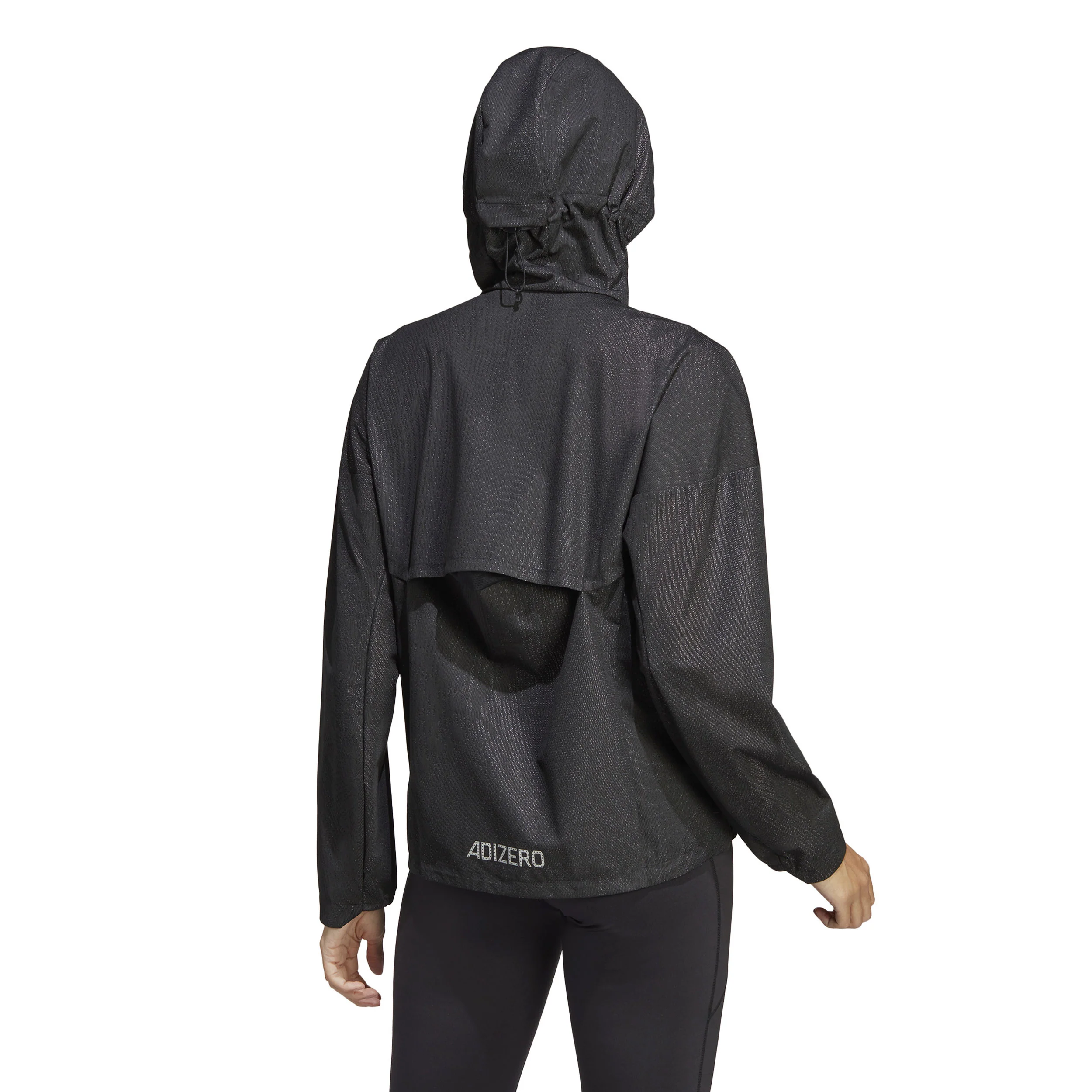 Adizero Laufjacke Damen-Schwarz - Image 4