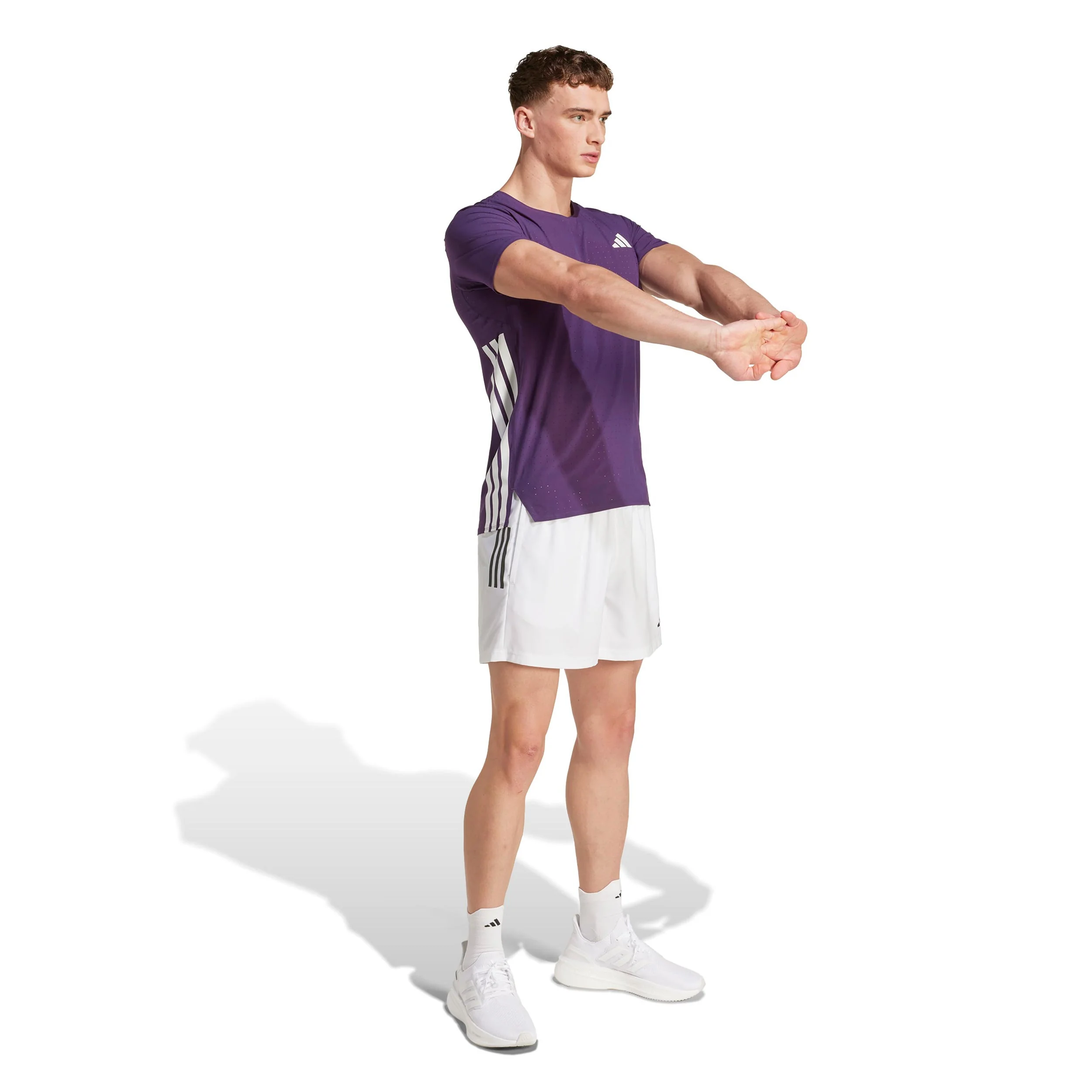 adizero Laufshirt Herren-lila - Image 4