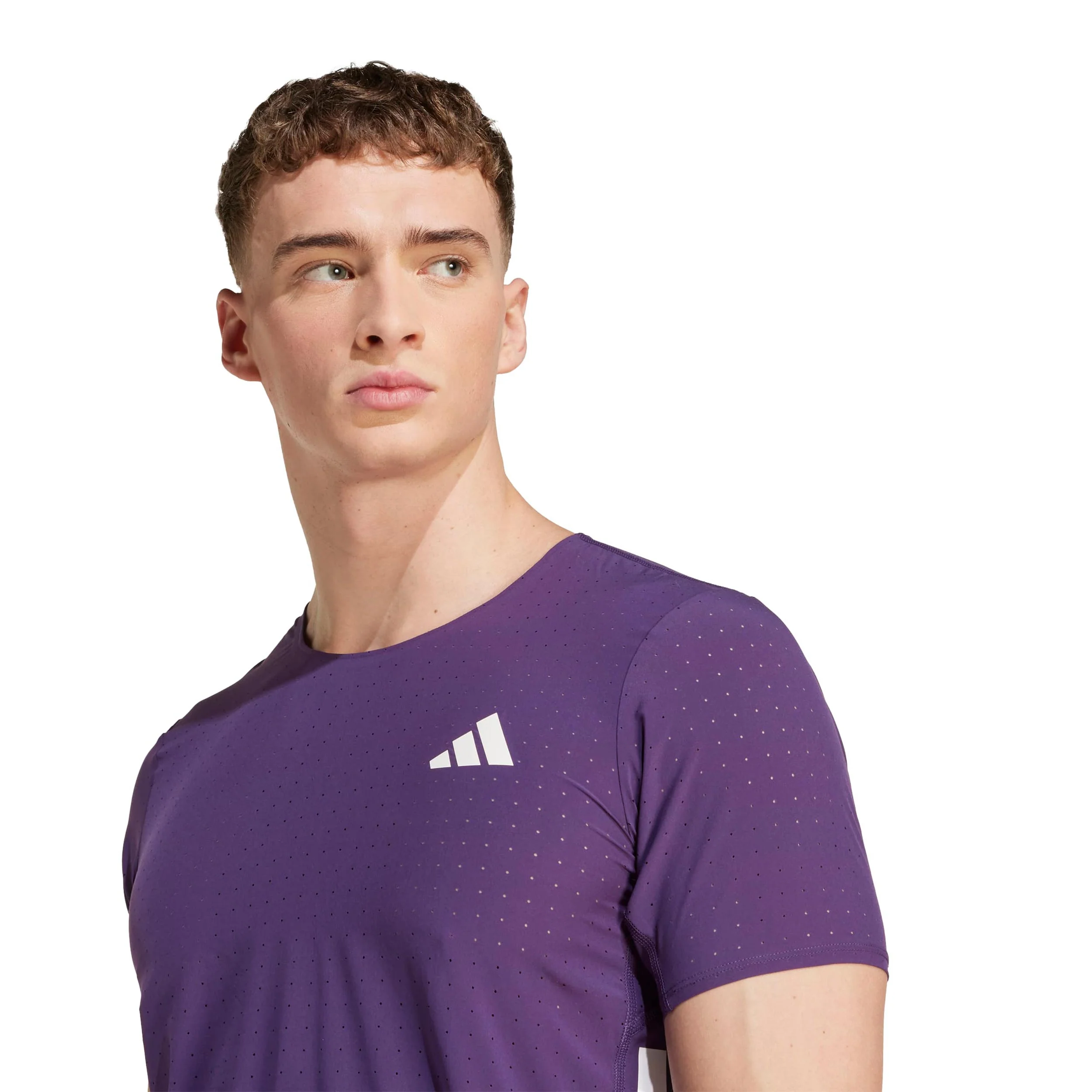 adizero Laufshirt Herren-lila - Image 5