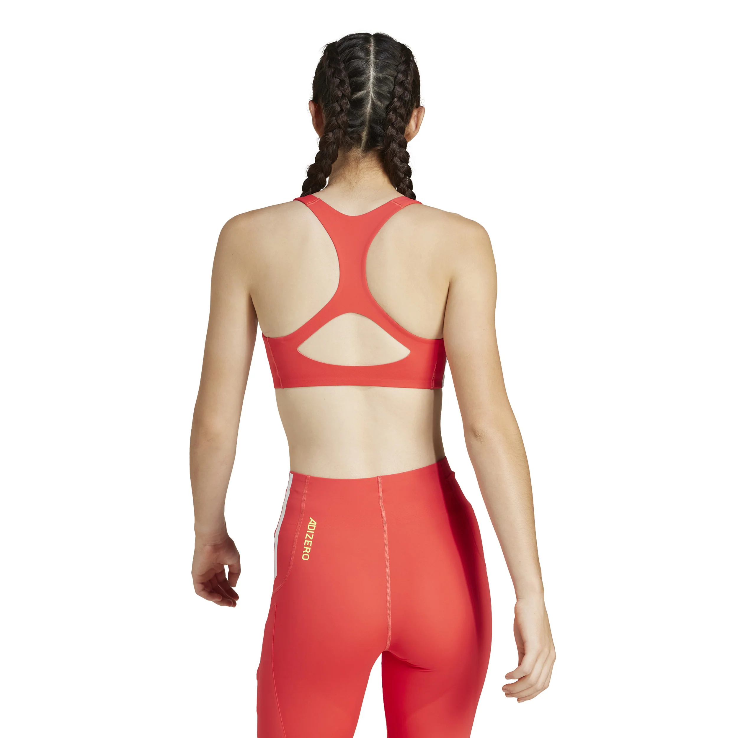 Adizero Medium Support Sport-BH Damen-Koralle - Image 4
