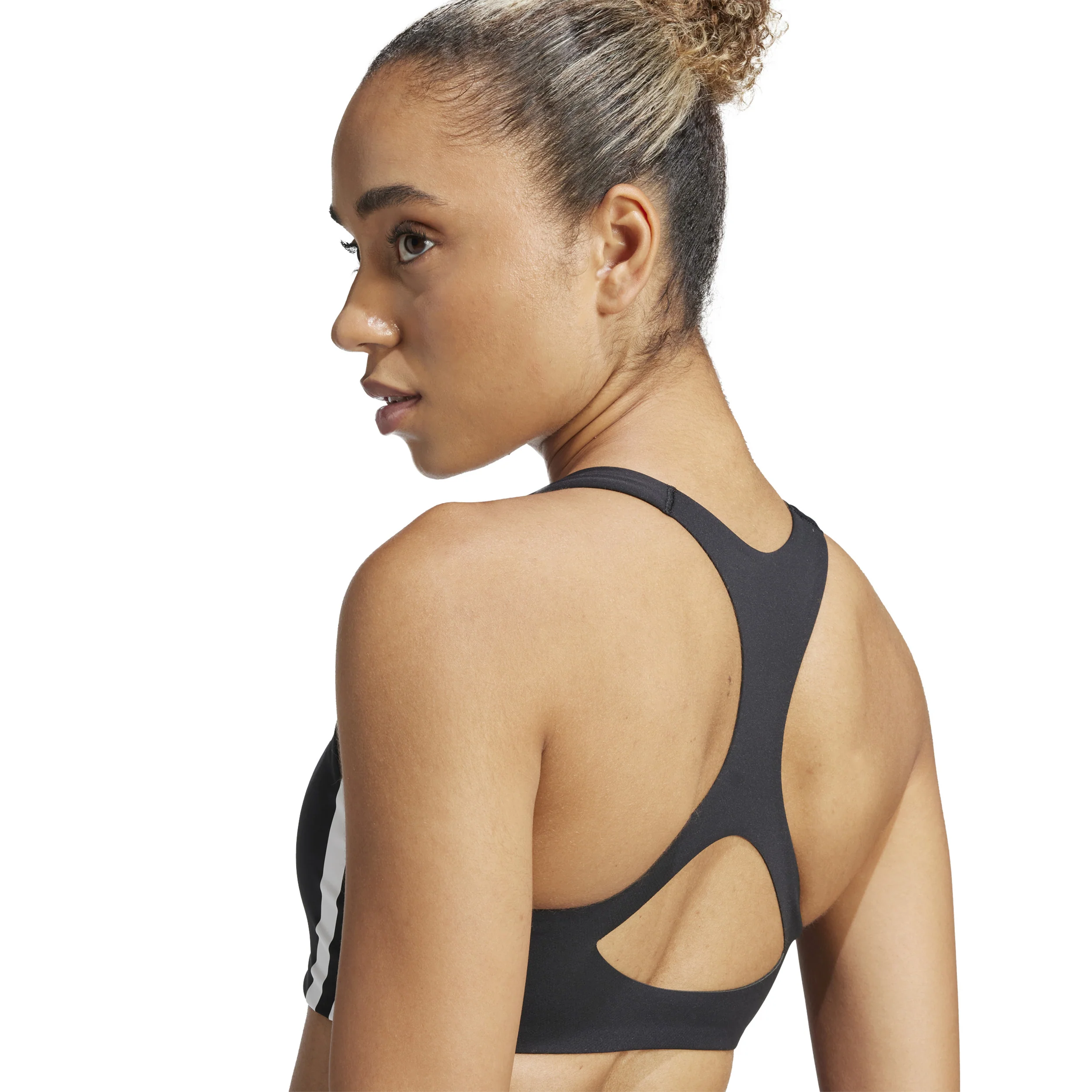 Adizero Medium Support Sport-BH Damen-Schwarz - Image 7