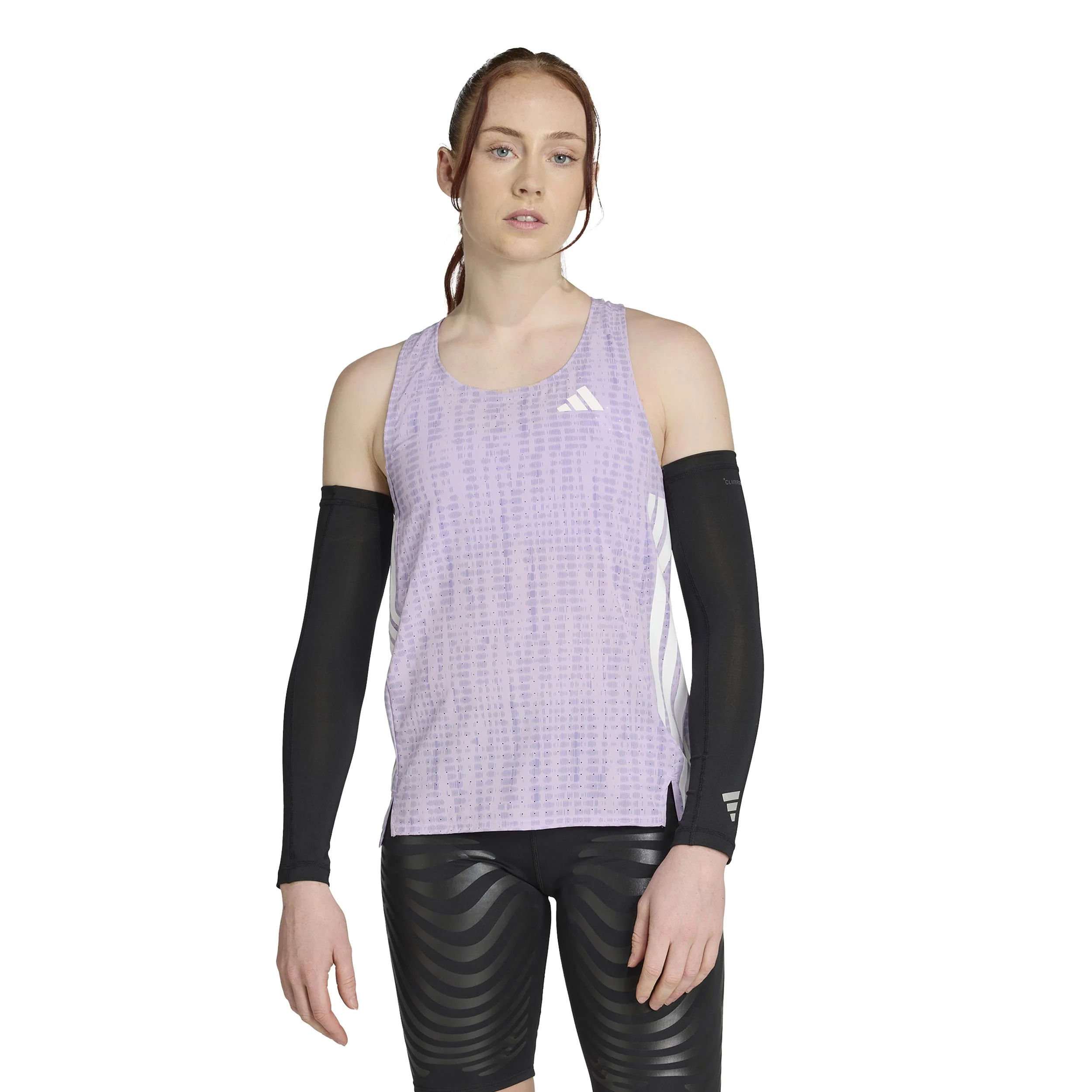 Adizero Singlet Laufshirt Damen-Flieder,Flieder - Image 2