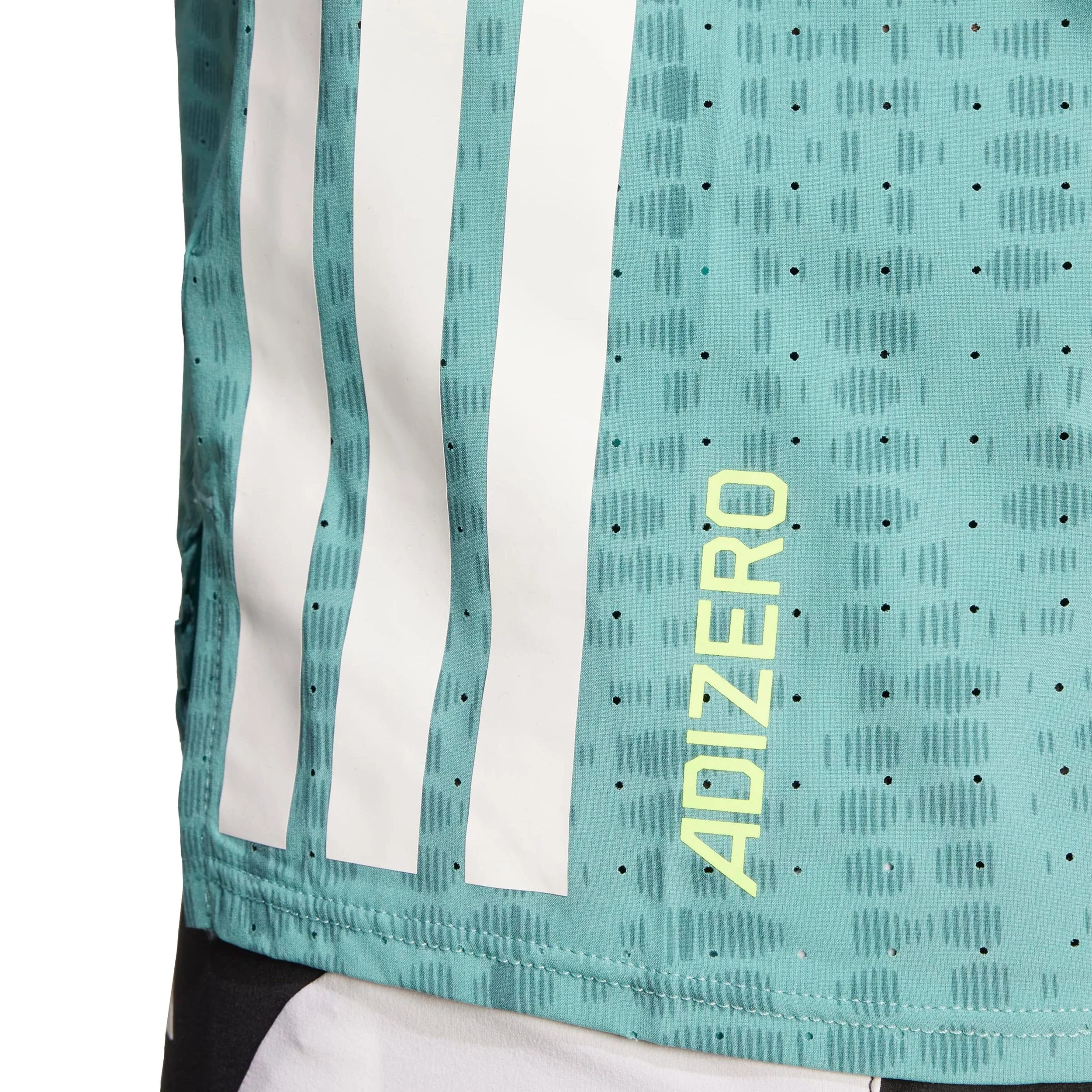 Adizero Singlet Laufshirt Damen-Türkis,Dunkelgrün - Image 6