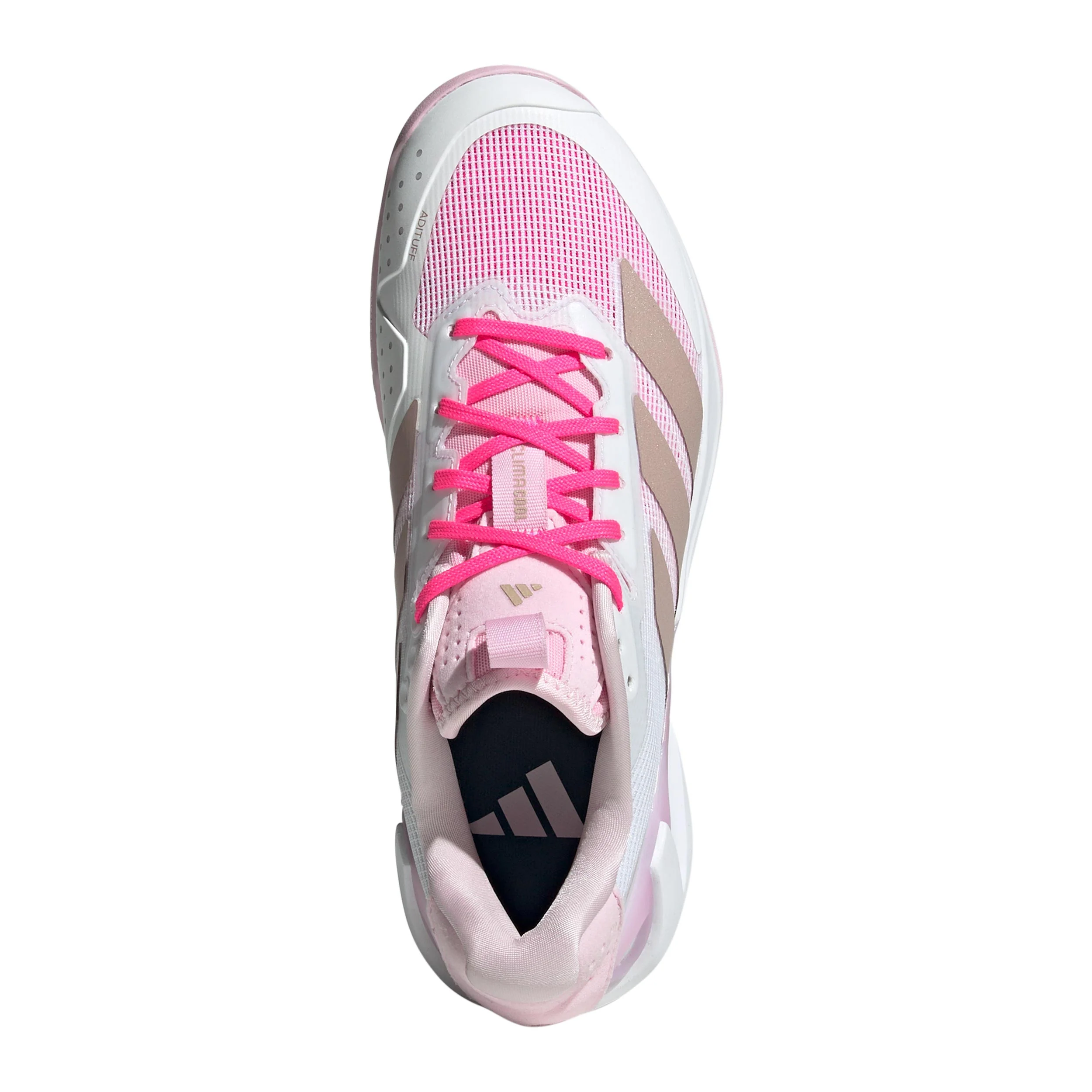 adizero Ubersonic 5 Allcourtschuh Damen - weiß, beige - Image 3