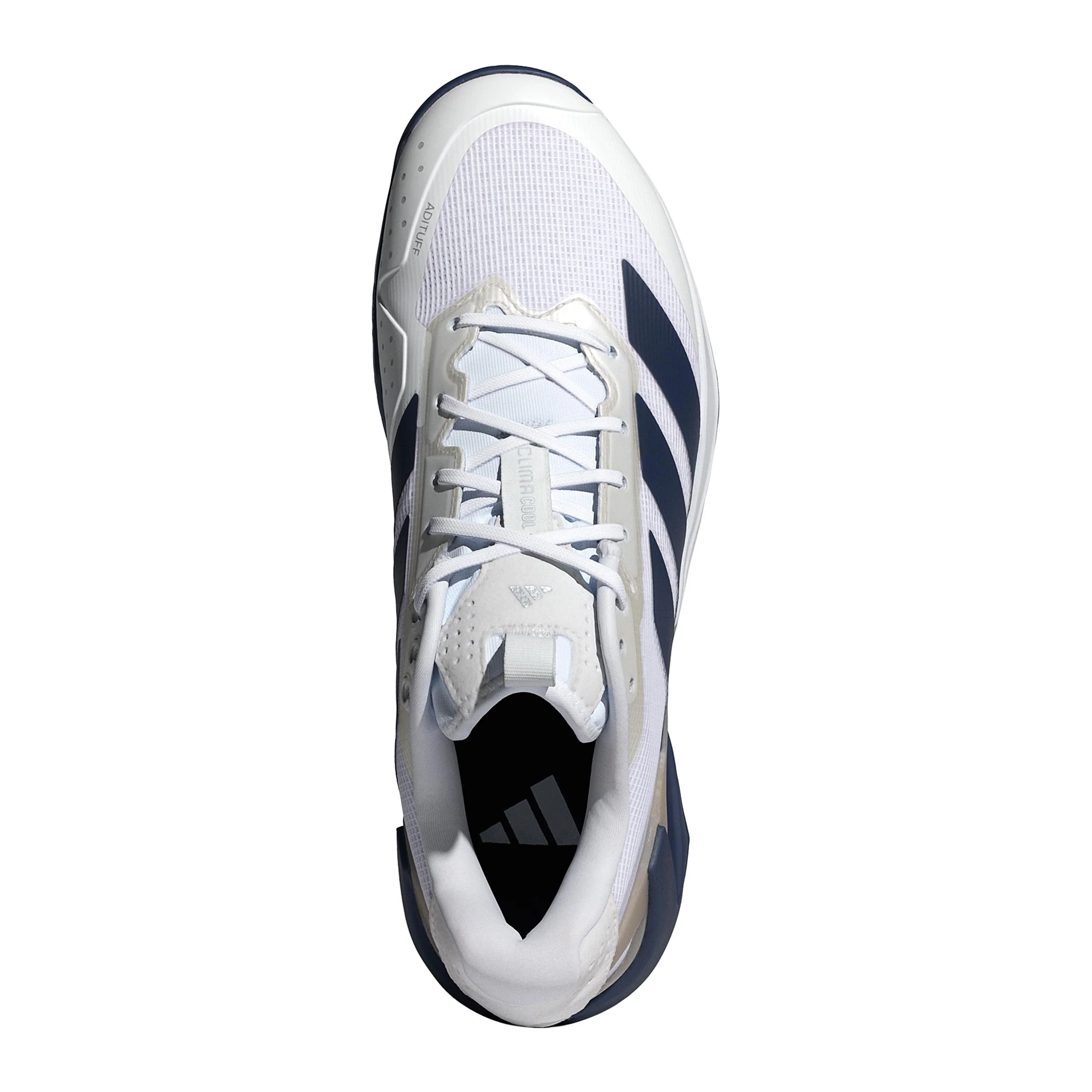 adizero Ubersonic 5  Allcourtschuh Herren - weiß, dunkelblau - Image 3