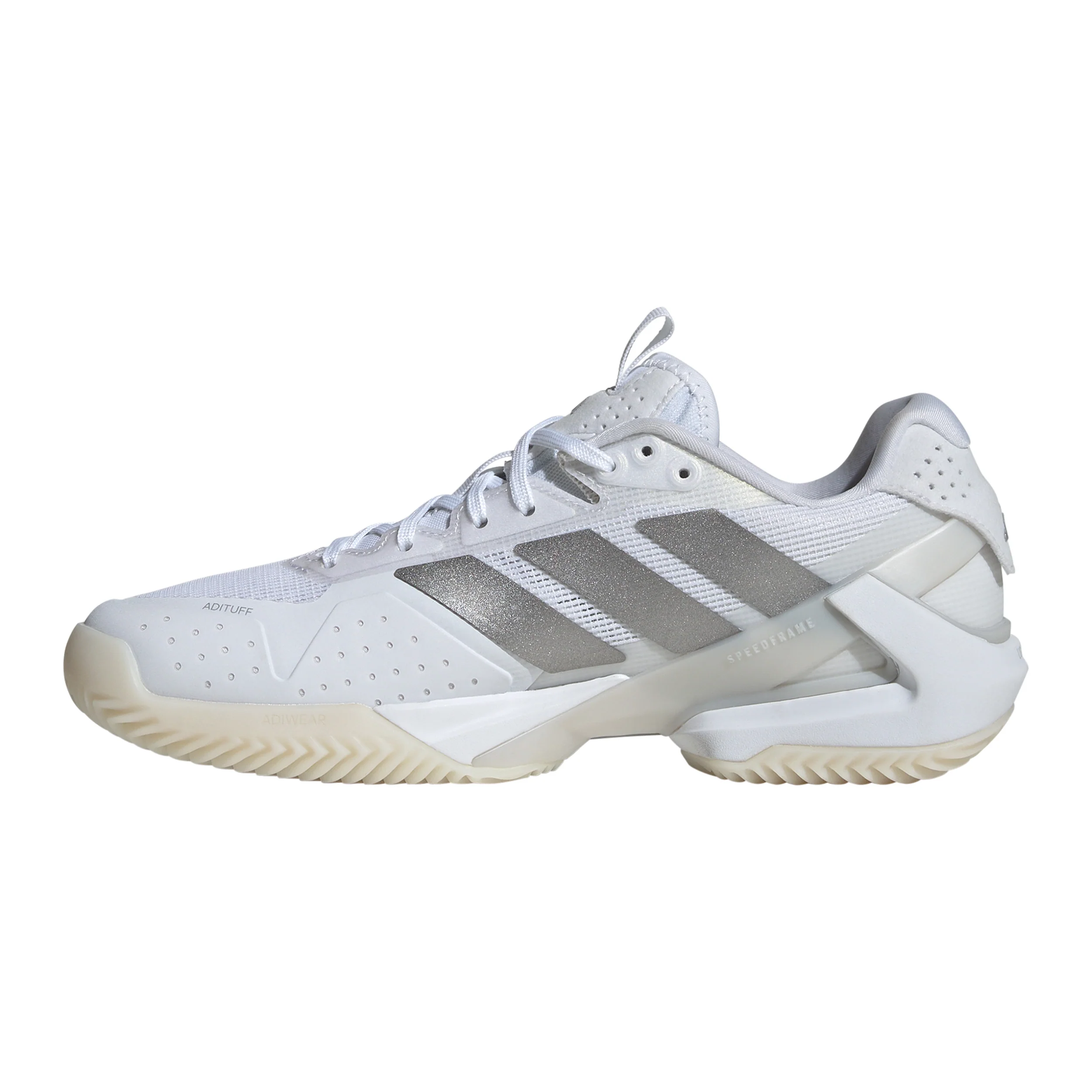 adizero Ubersonic 5 Sandplatzschuh Damen - weiß, silber - Image 2