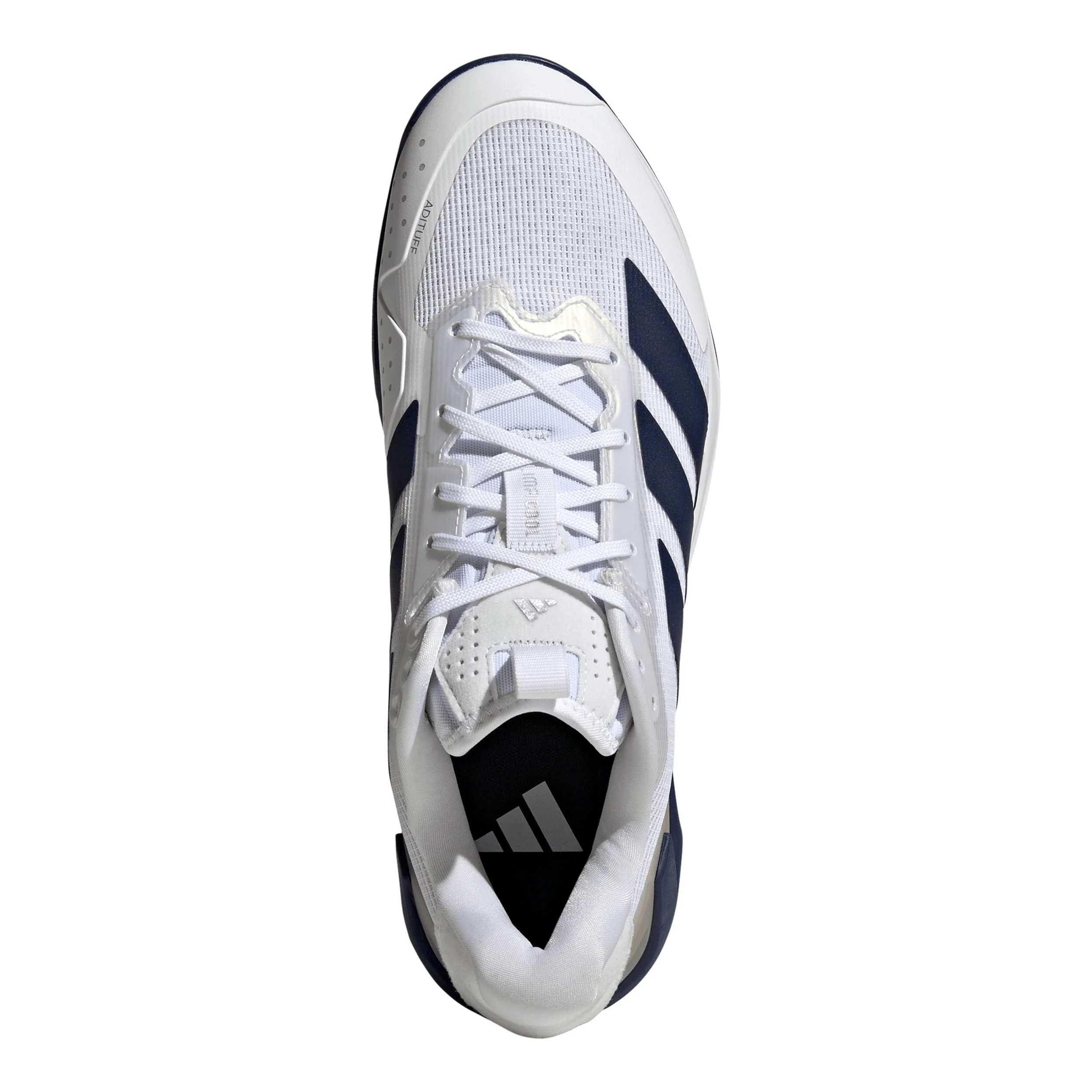 adizero Ubersonic 5 Sandplatzschuh Herren - weiß, dunkelblau - Image 3