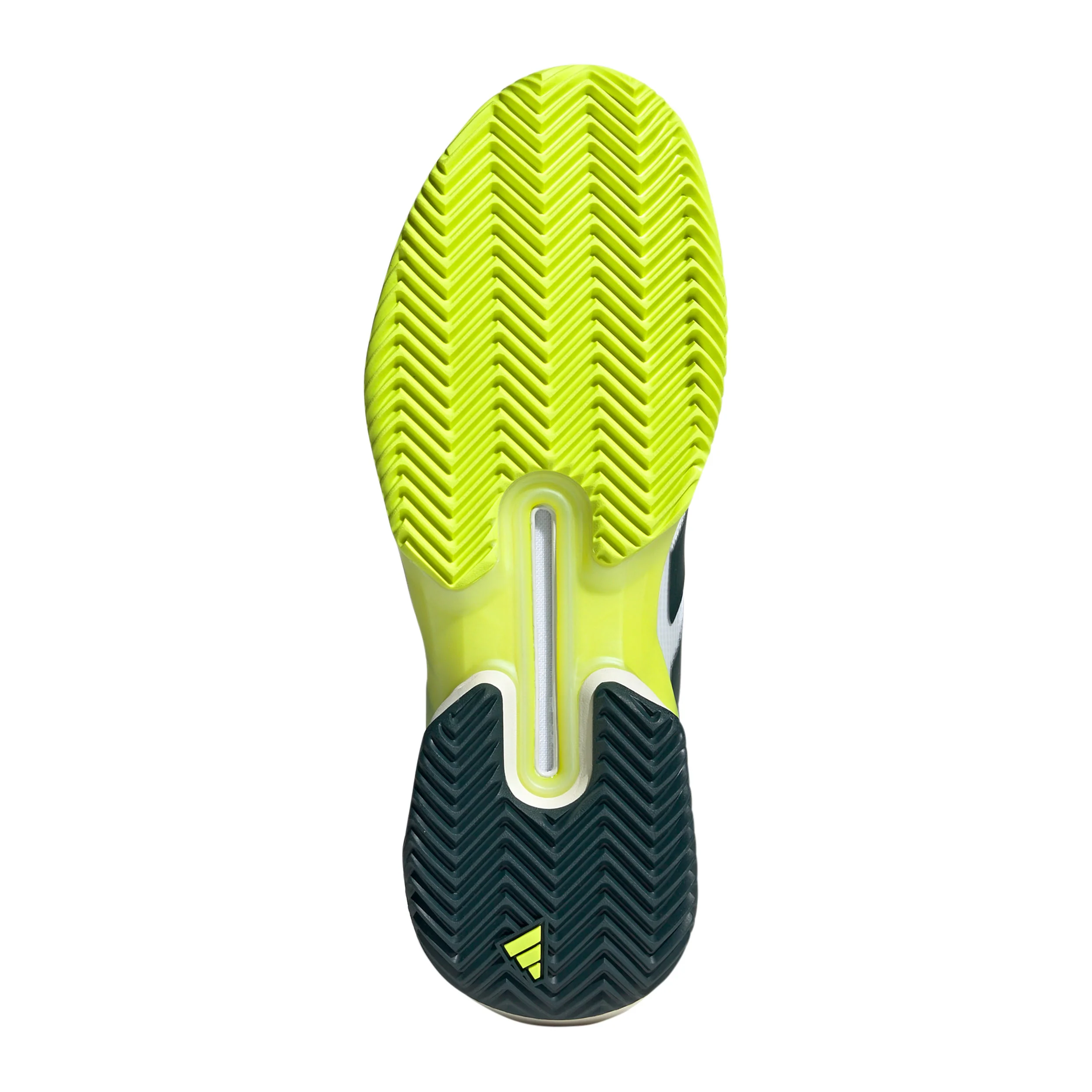 adizero Ubersonic 5 Sandplatzschuh Herren - weiß, dunkelgrün - Image 4
