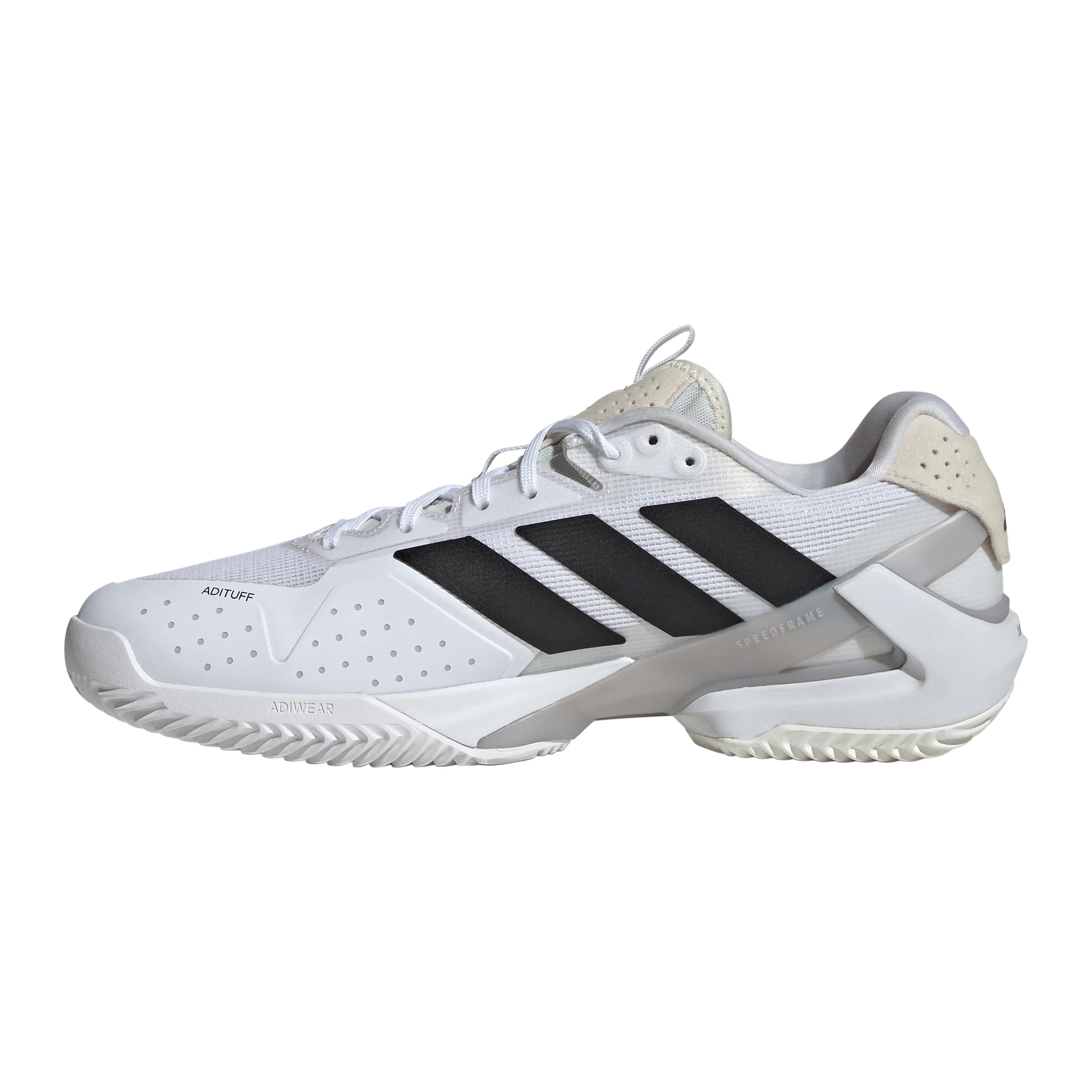 adizero Ubersonic 5 Sandplatzschuh Herren - weiß, schwarz - Image 2