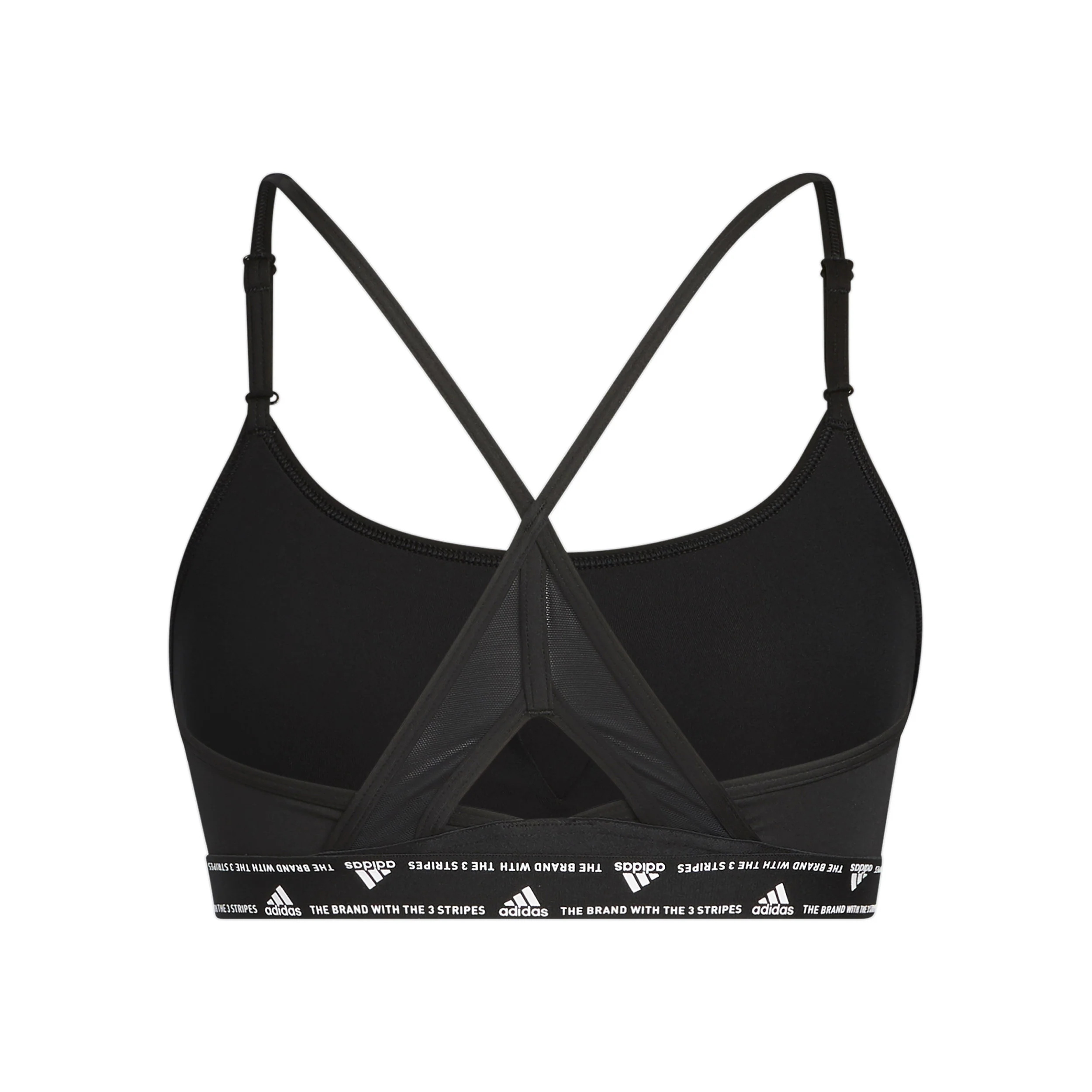 Aeroreact Low-Support 3Stripes Sport-BH Damen - schwarz - Image 2