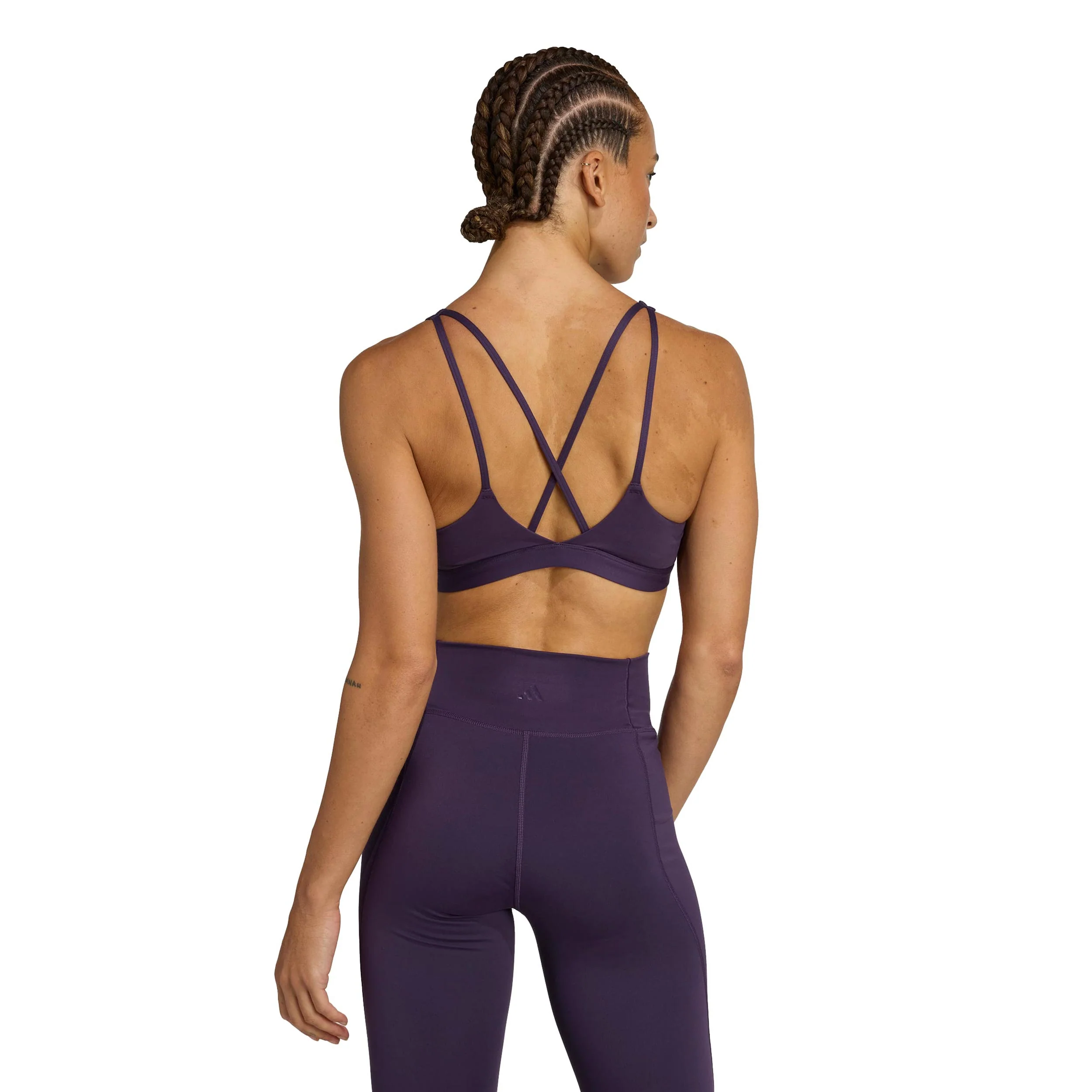 All Me Essentials Mid Support Sport-BH Damen - lila - Image 4