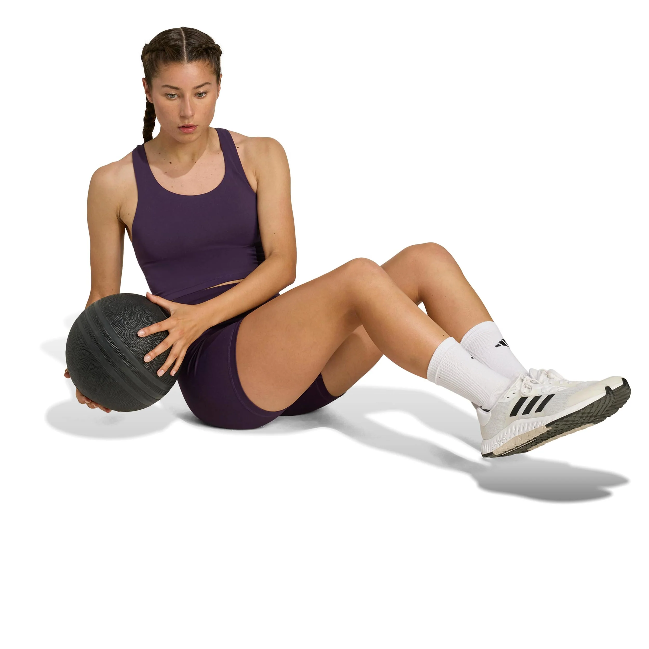 All Me Mid Support Sport-BH Damen - lila - Image 5
