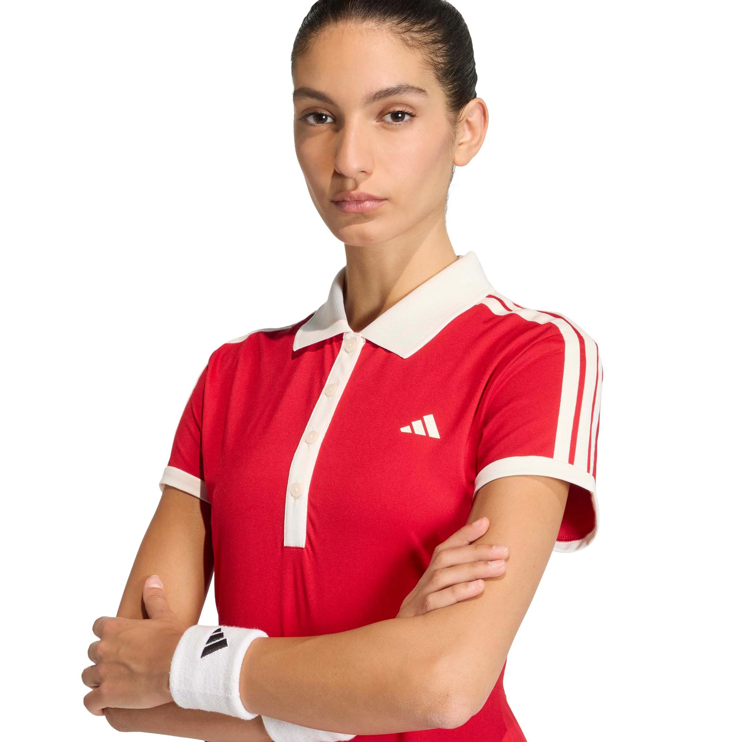 Classics Kleid Damen - rot, beige - Image 6