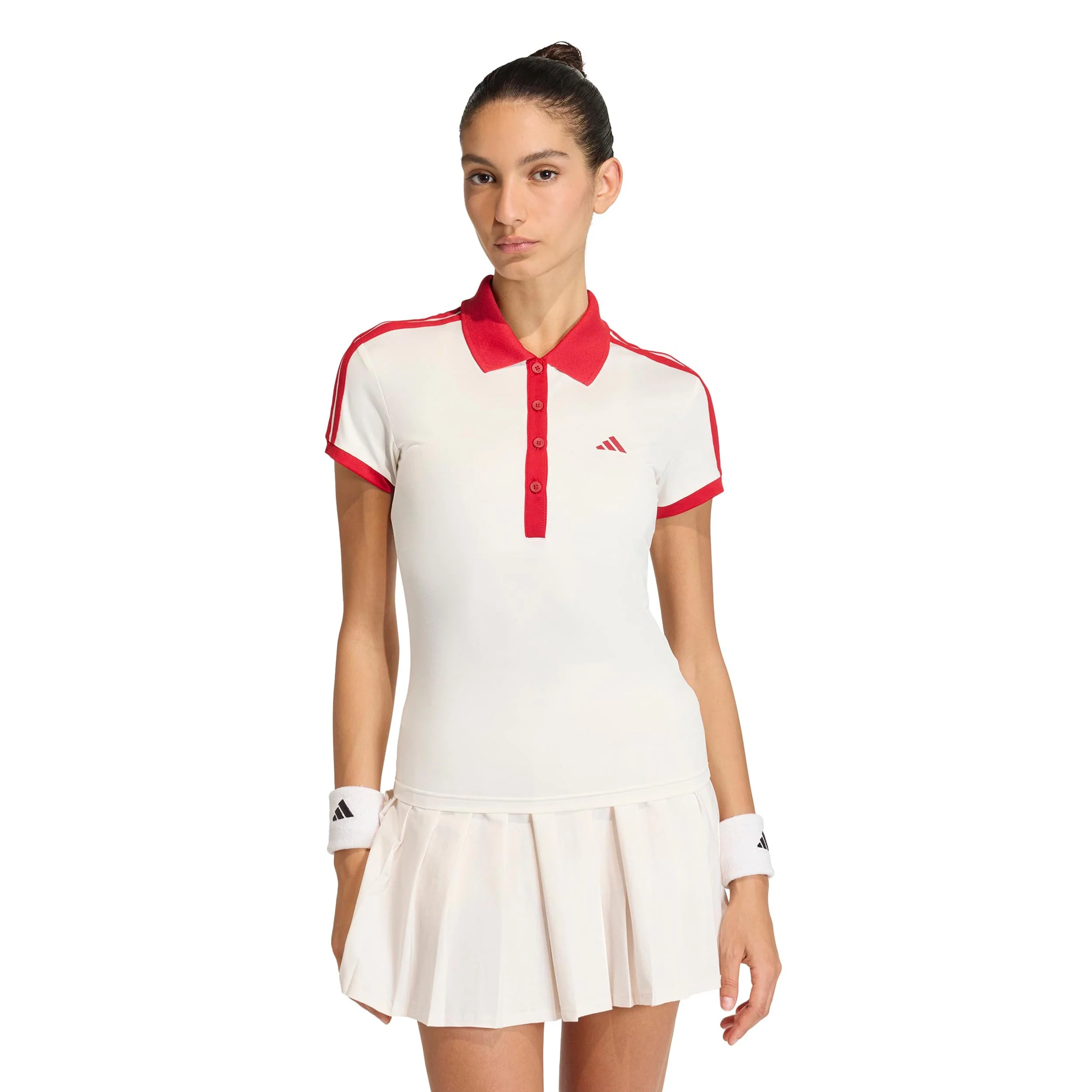 Classics Polo Damen - beige, rot - Image 2