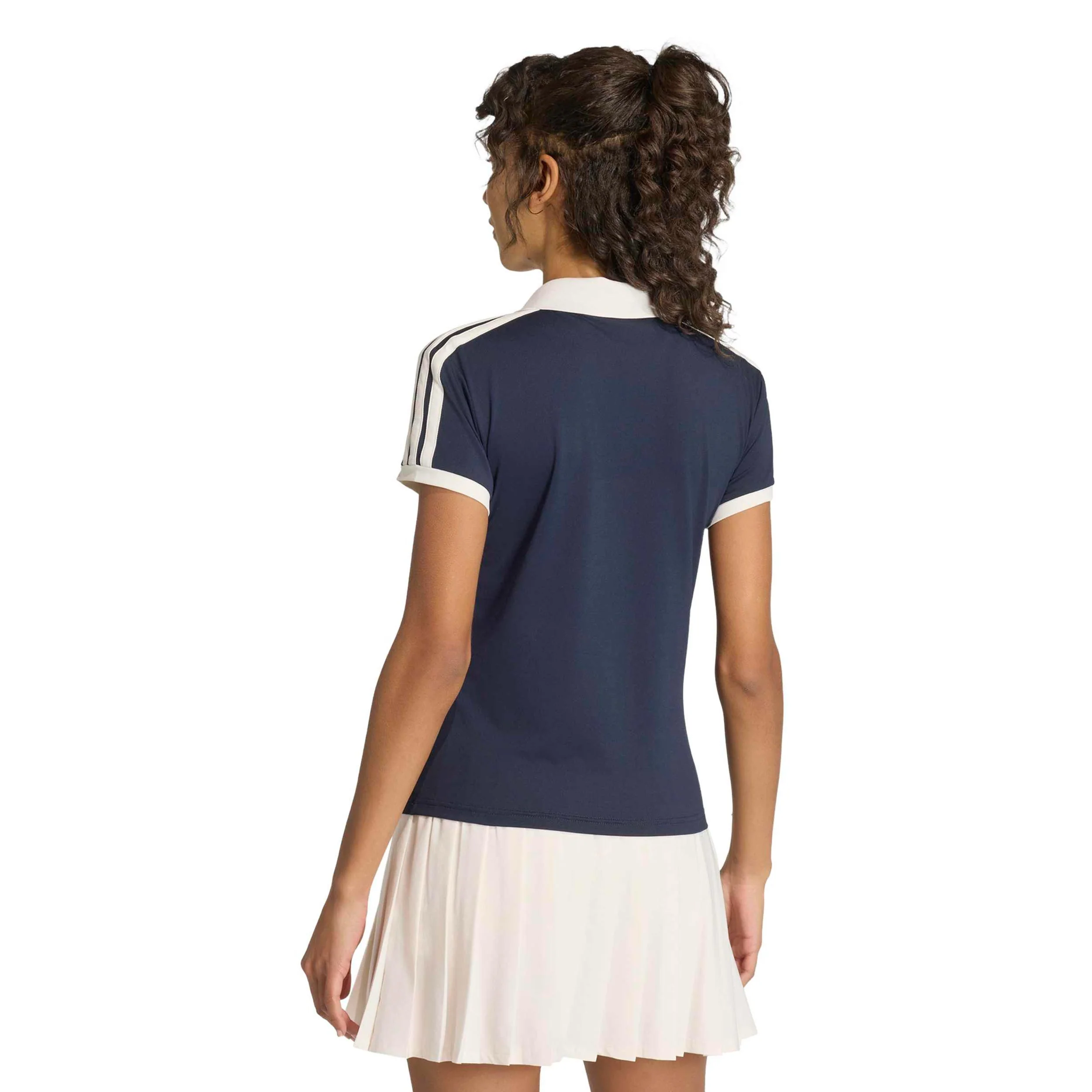 Classics Polo Damen - dunkelblau, beige - Image 3