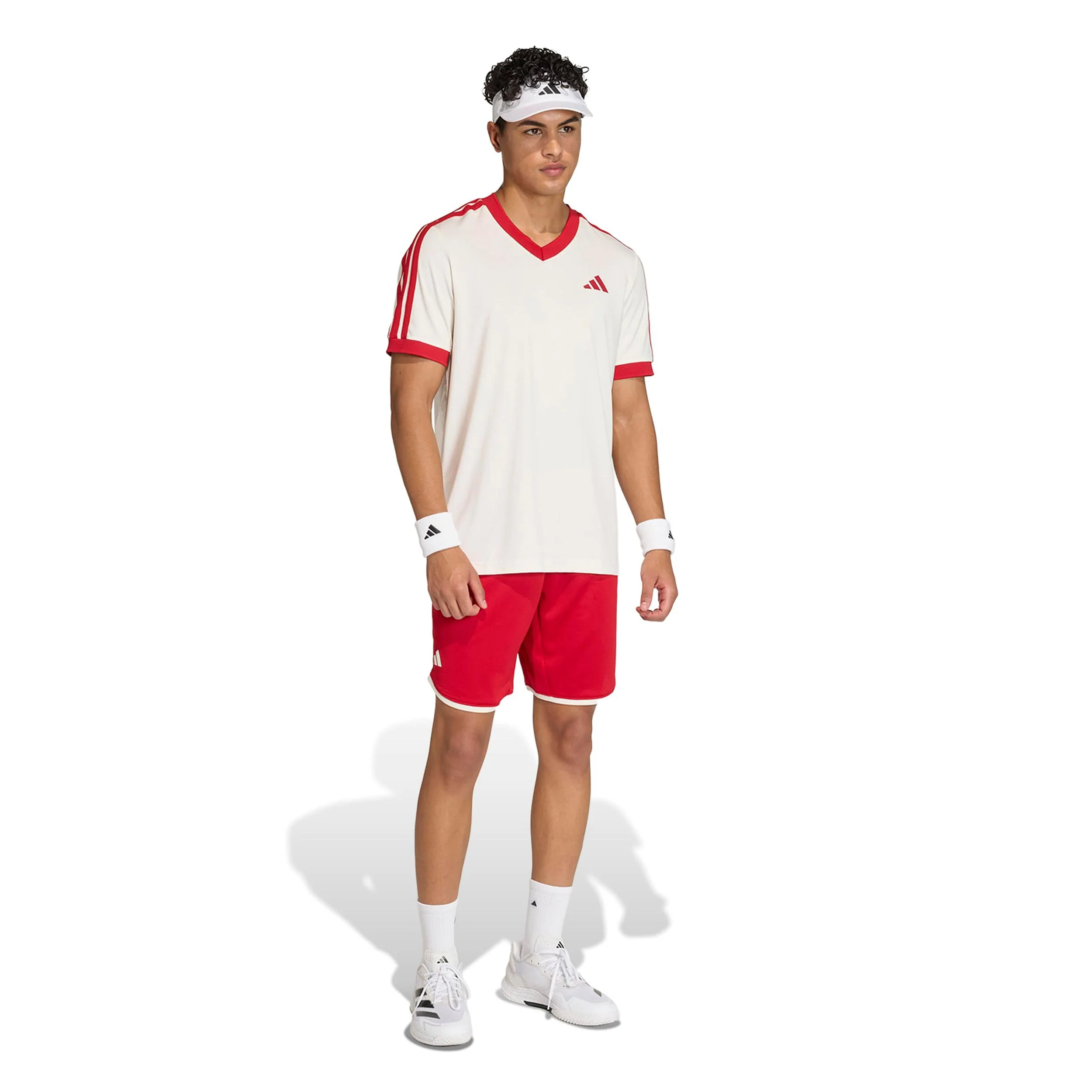 Classics T-Shirt Herren - beige, rot - Image 3