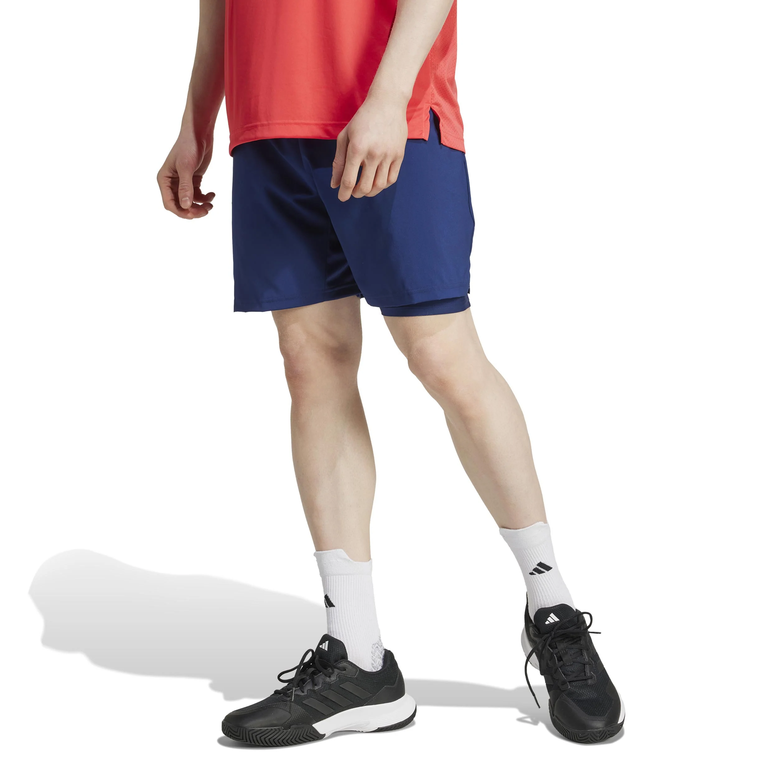 Club 2in1 7in Shorts Herren-Dunkelblau - Image 2