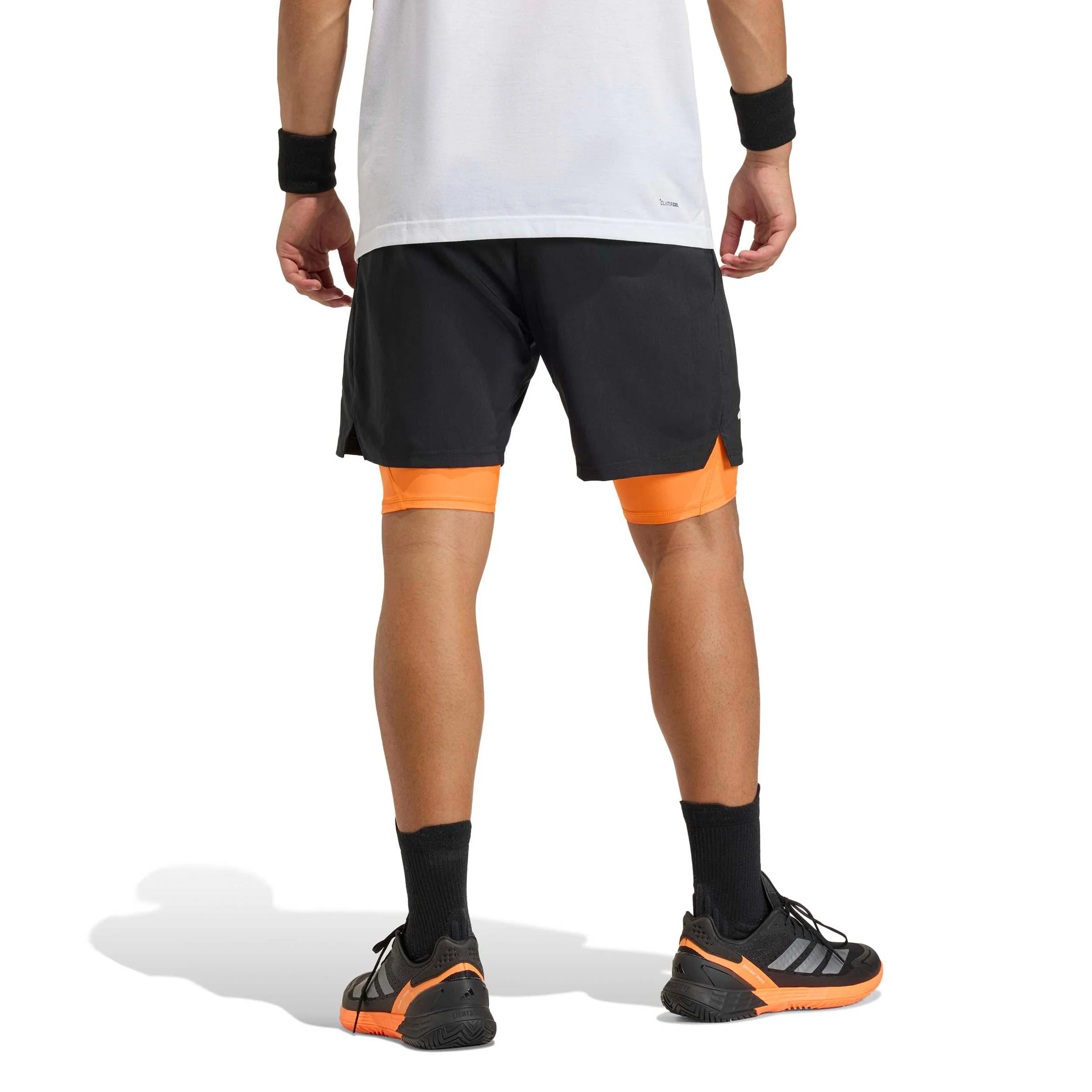 Club 2In1 Shorts Herren-schwarz, orange - Image 3