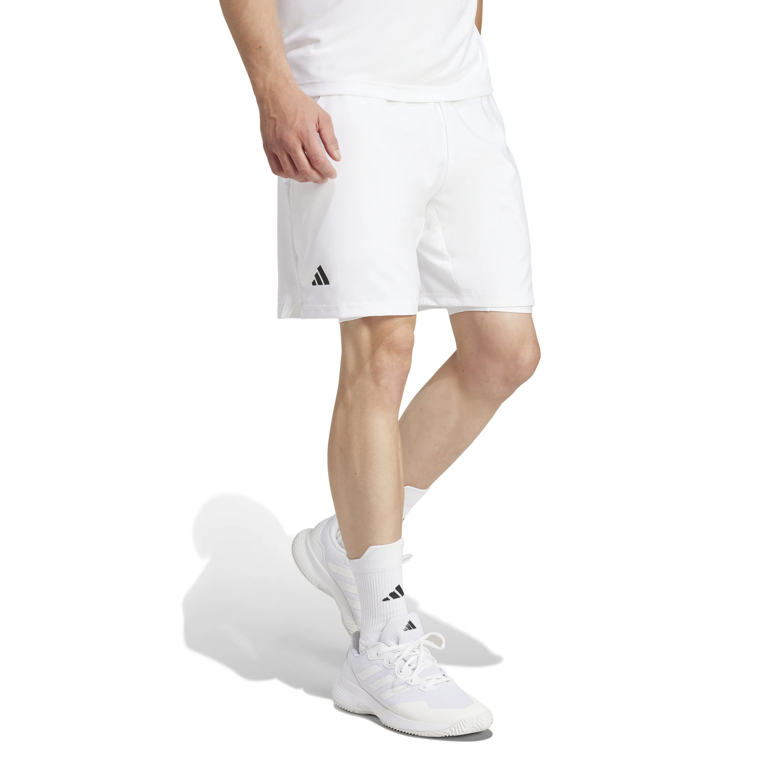 Club 2in1 Shorts Herren-Weiß - Image 4