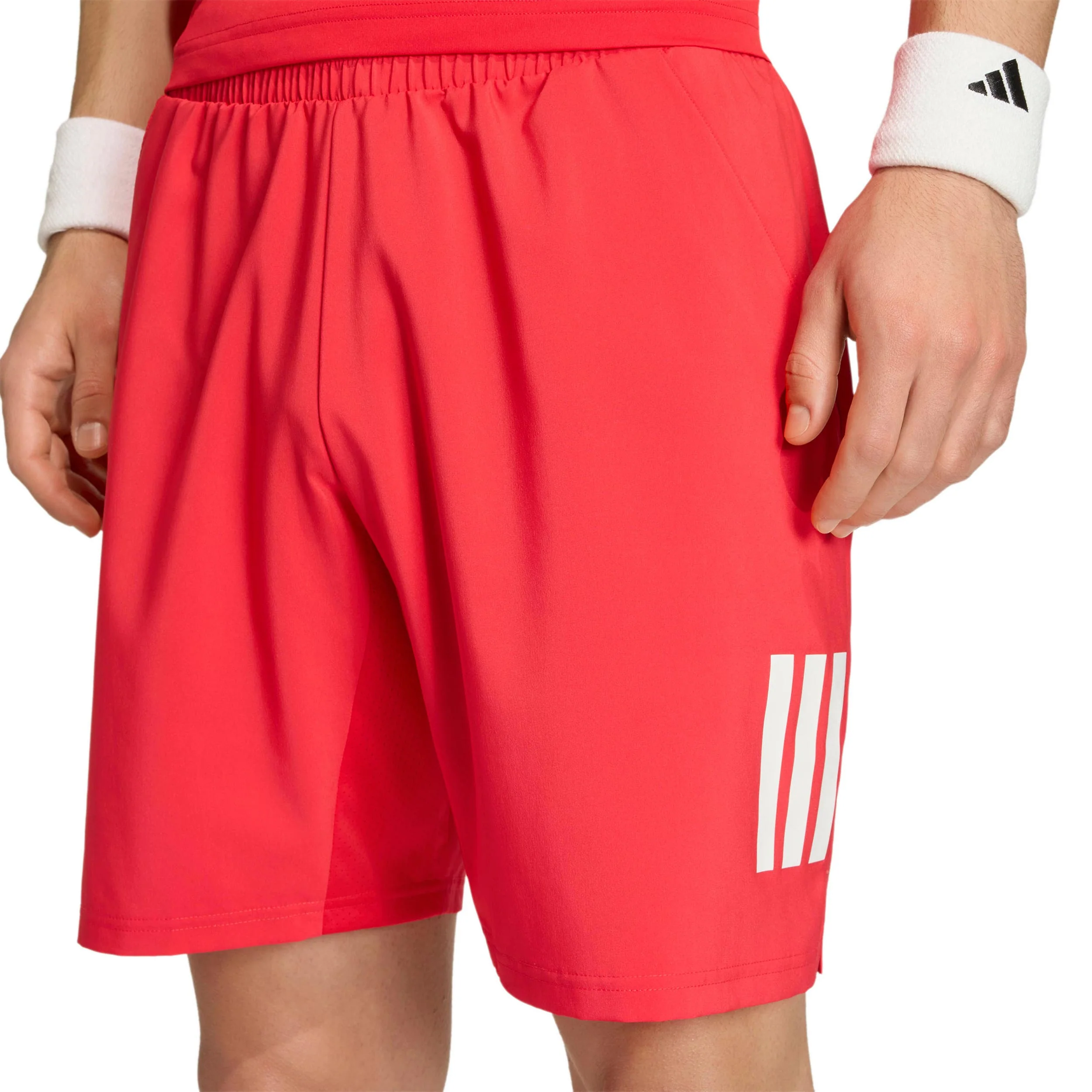 Club 3Stripes 7Inch Shorts Herren - rot, weiß - Image 5
