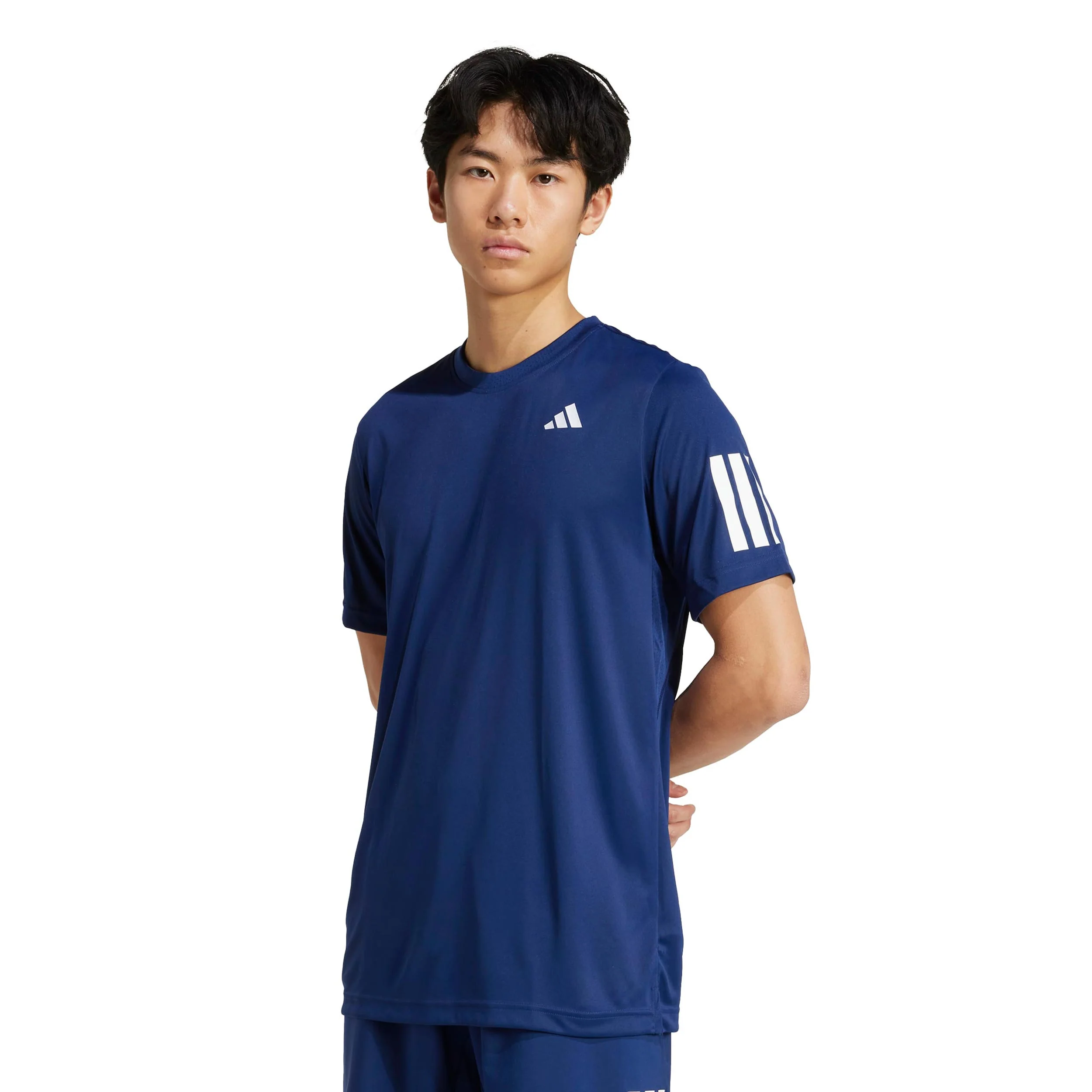 Club 3Stripes T-Shirt Herren-dunkelblau - Image 2