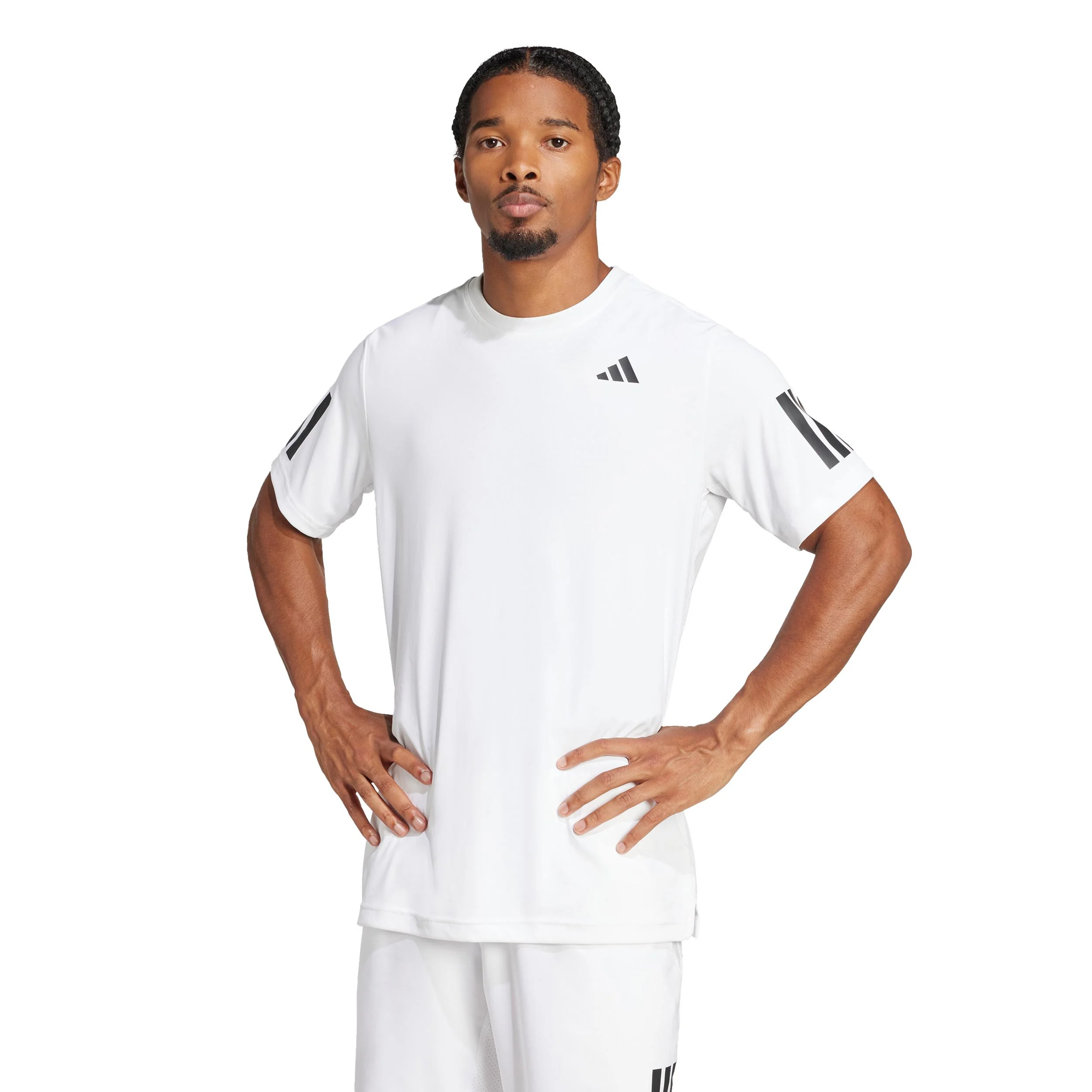 Club 3Stripes T-Shirt Herren-weiß - Image 2