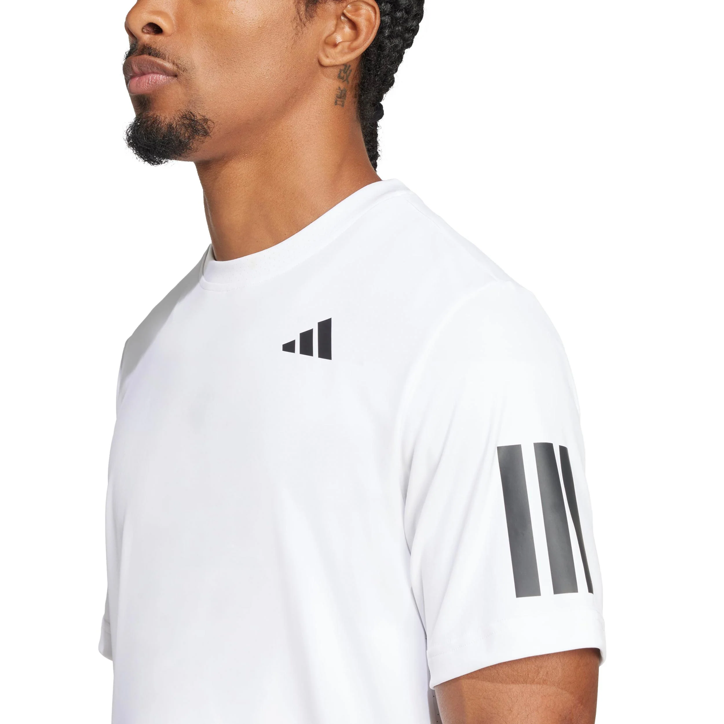Club 3Stripes T-Shirt Herren-weiß - Image 6