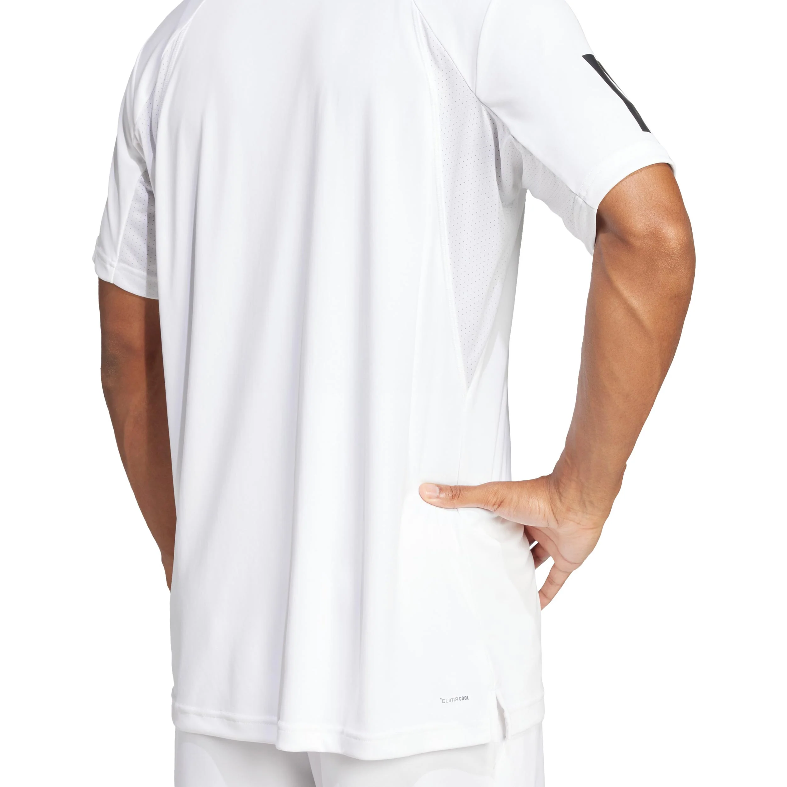 Club 3Stripes T-Shirt Herren-weiß - Image 7