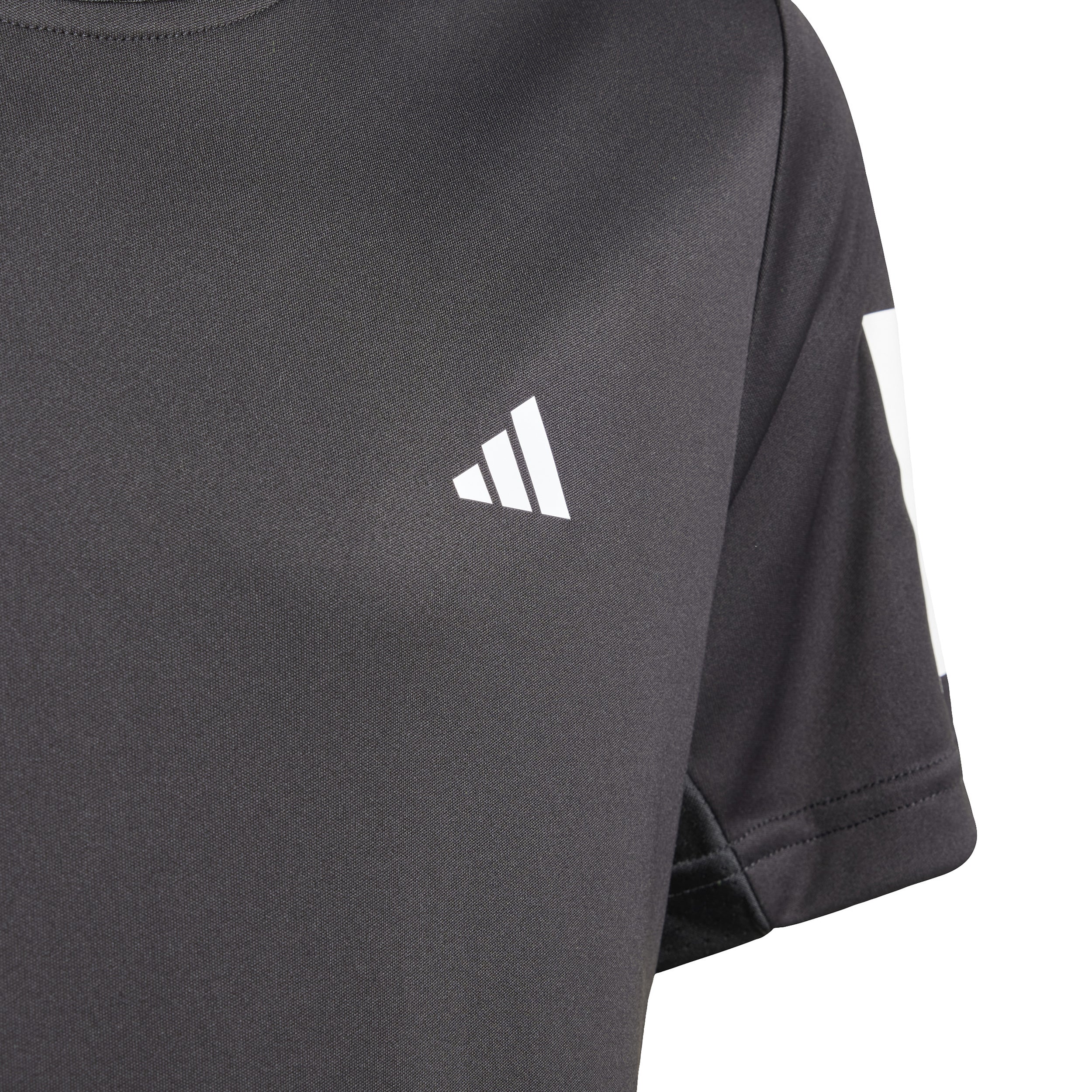 Club 3Stripes T-Shirt Jungen-schwarz - Image 3