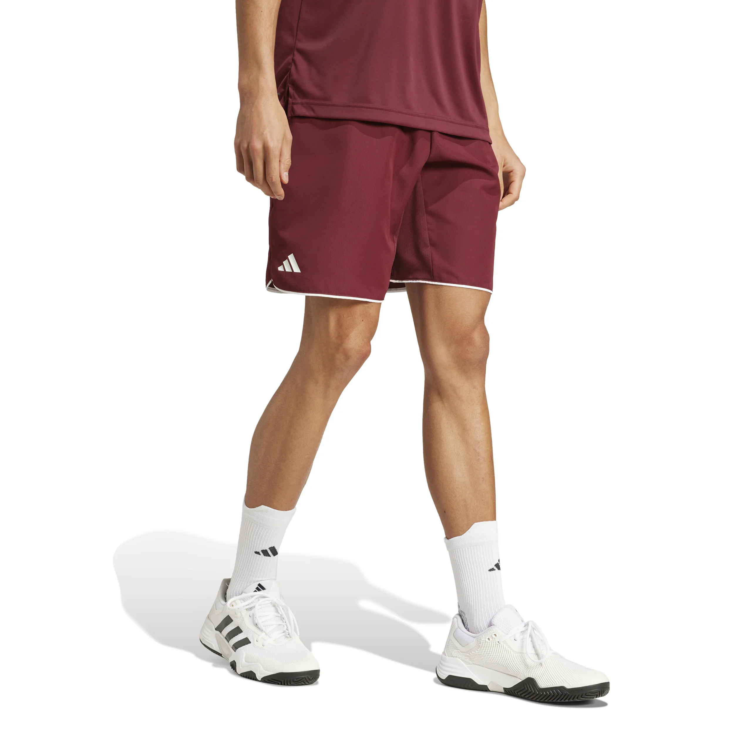 Club 7in Shorts Herren-Dunkelrot - Image 4
