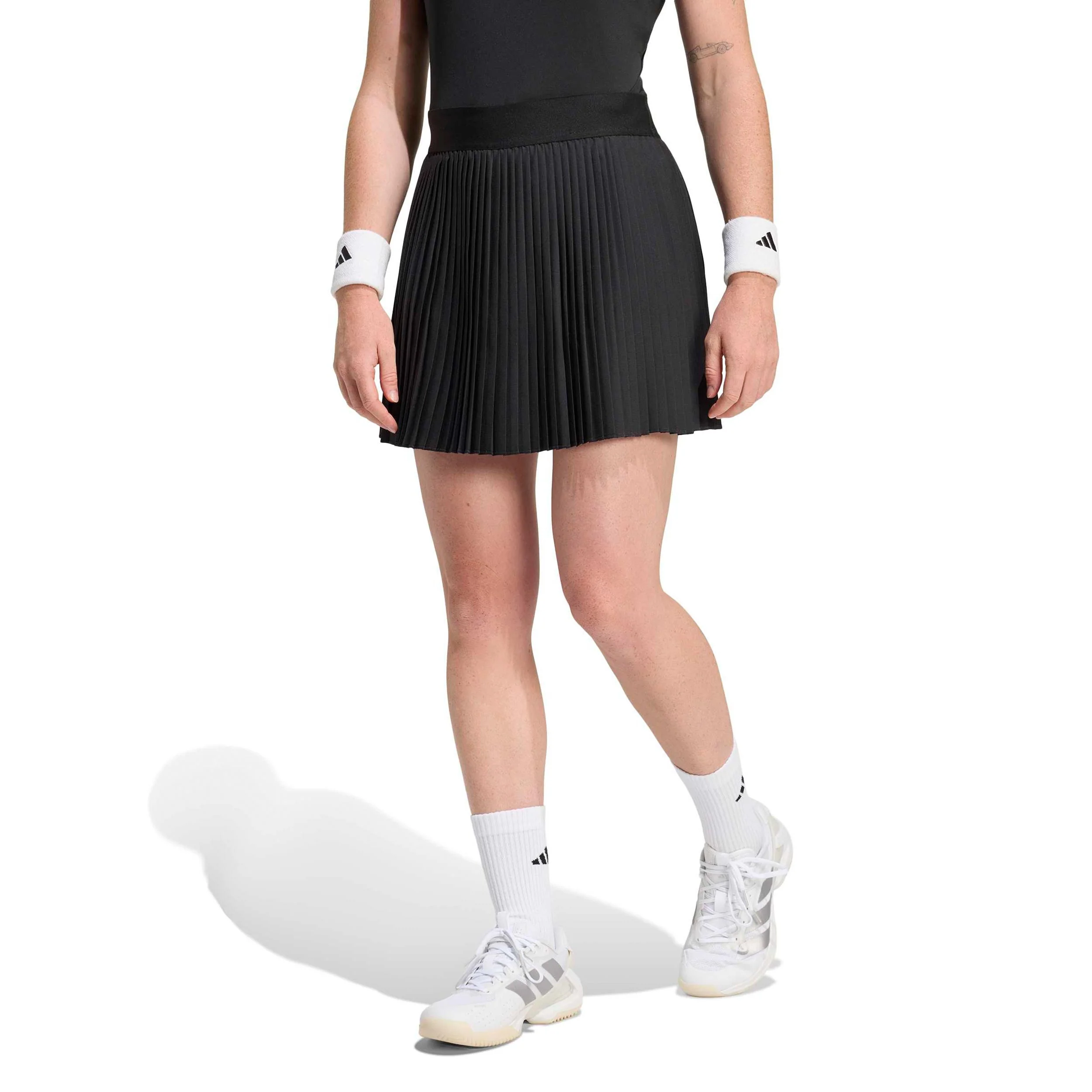 Club Pleated Long Rock Damen-schwarz - Image 2